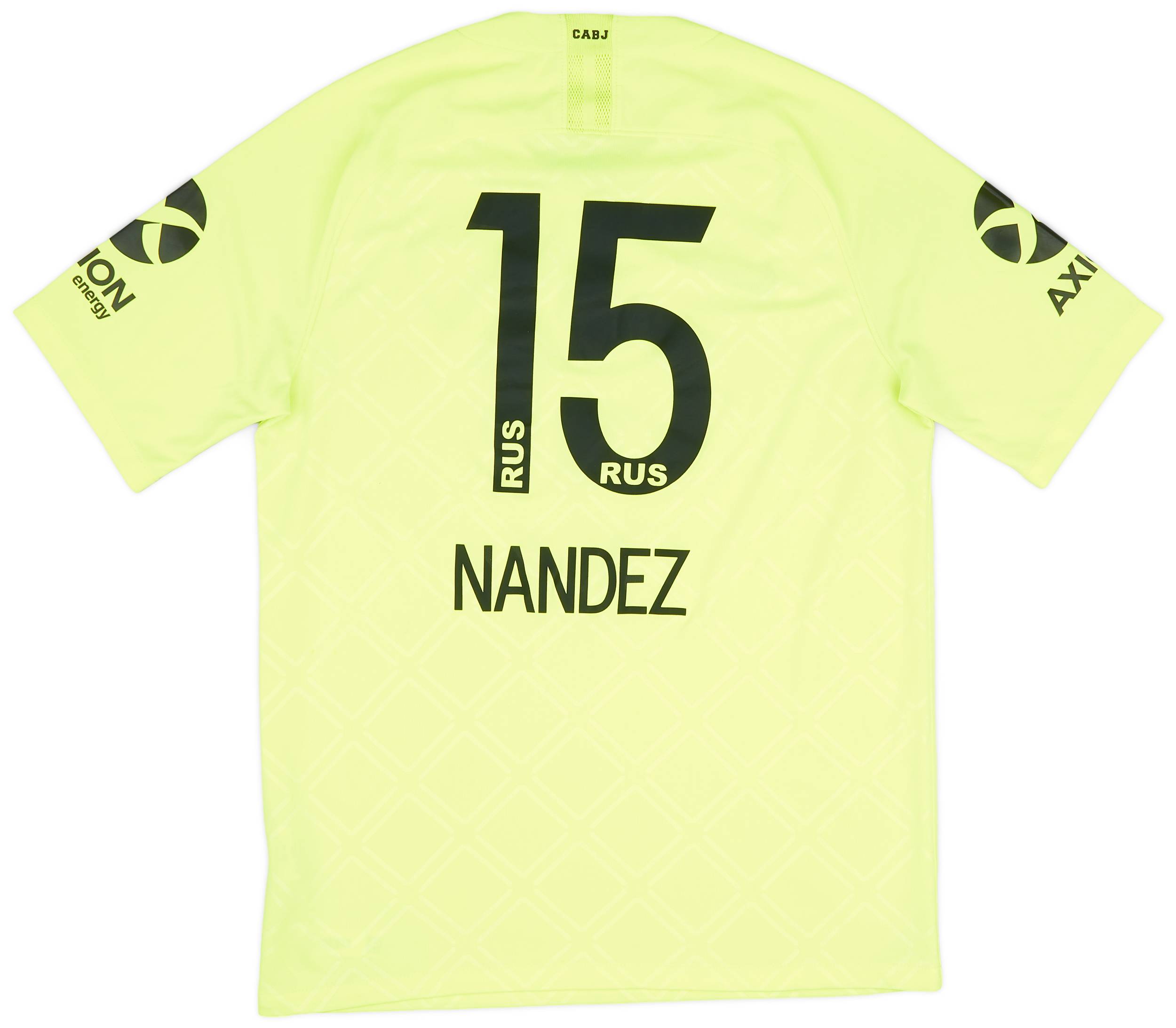 2018-19 Boca Juniors Third Shirt Nandez #15 - 8/10 - (M)