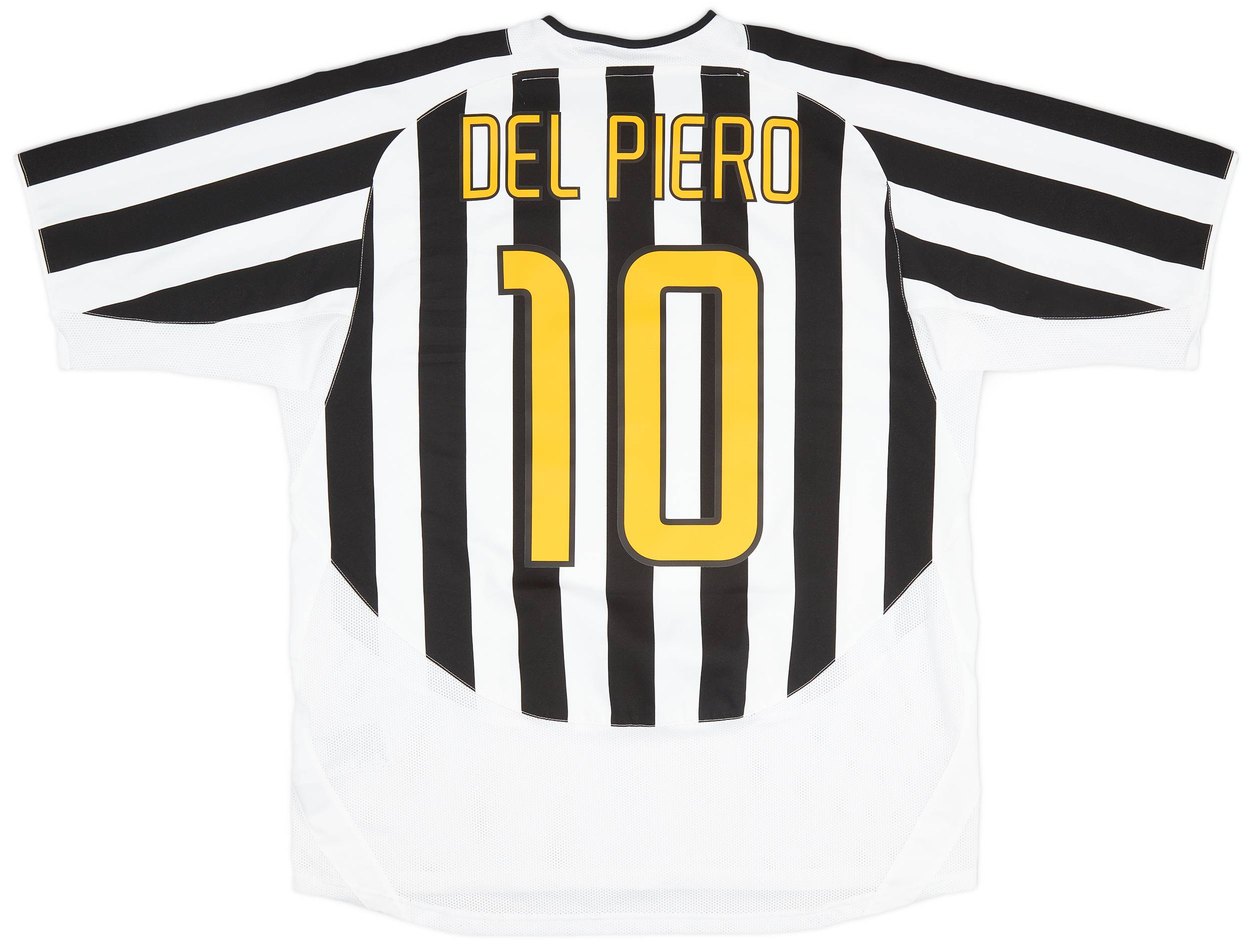 2003-04 Juventus Home Shirt Del Piero #10 - 8/10 - (XL)