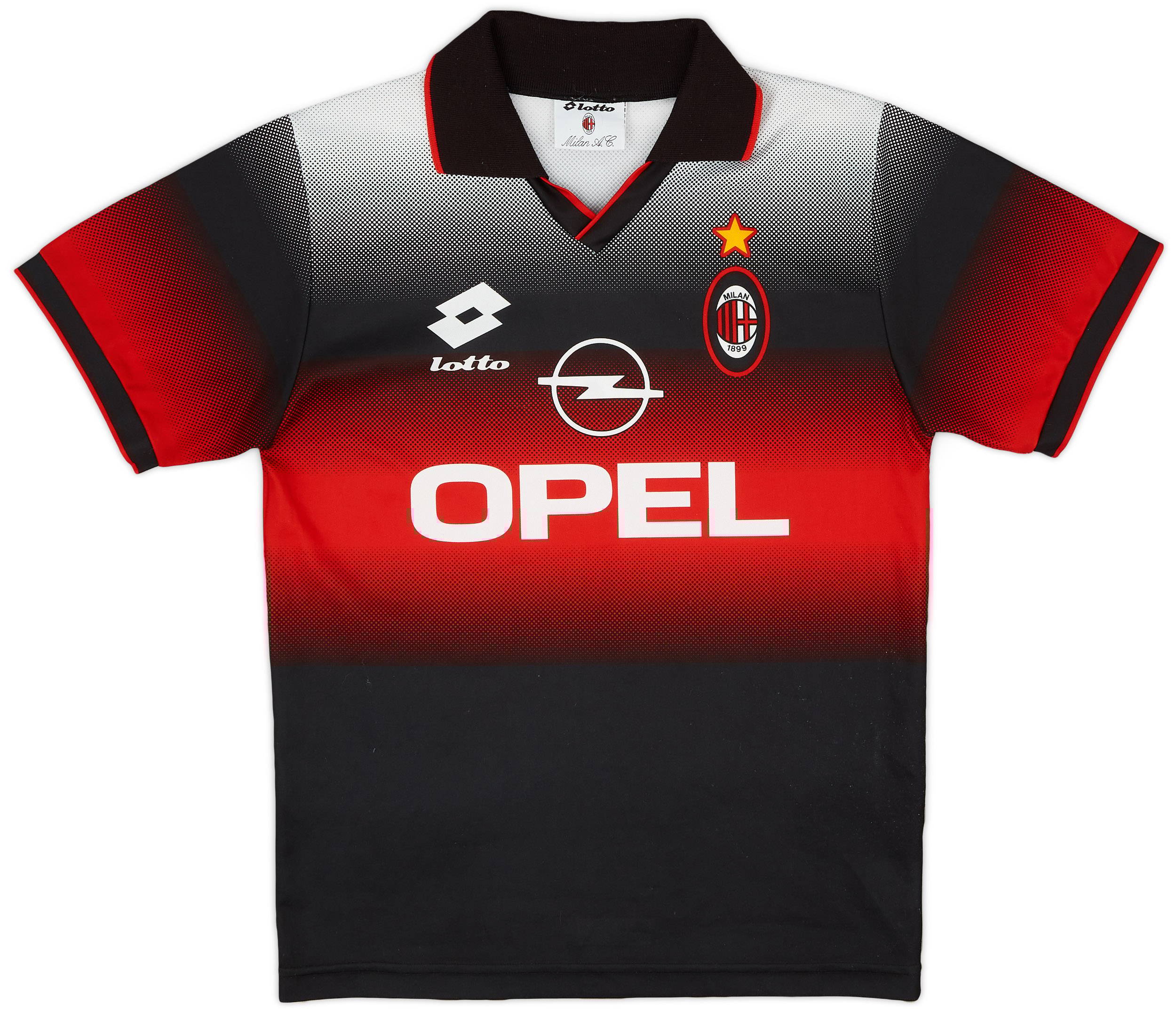 1995-96 AC Milan Lotto Training Shirt - 9/10 - (S)