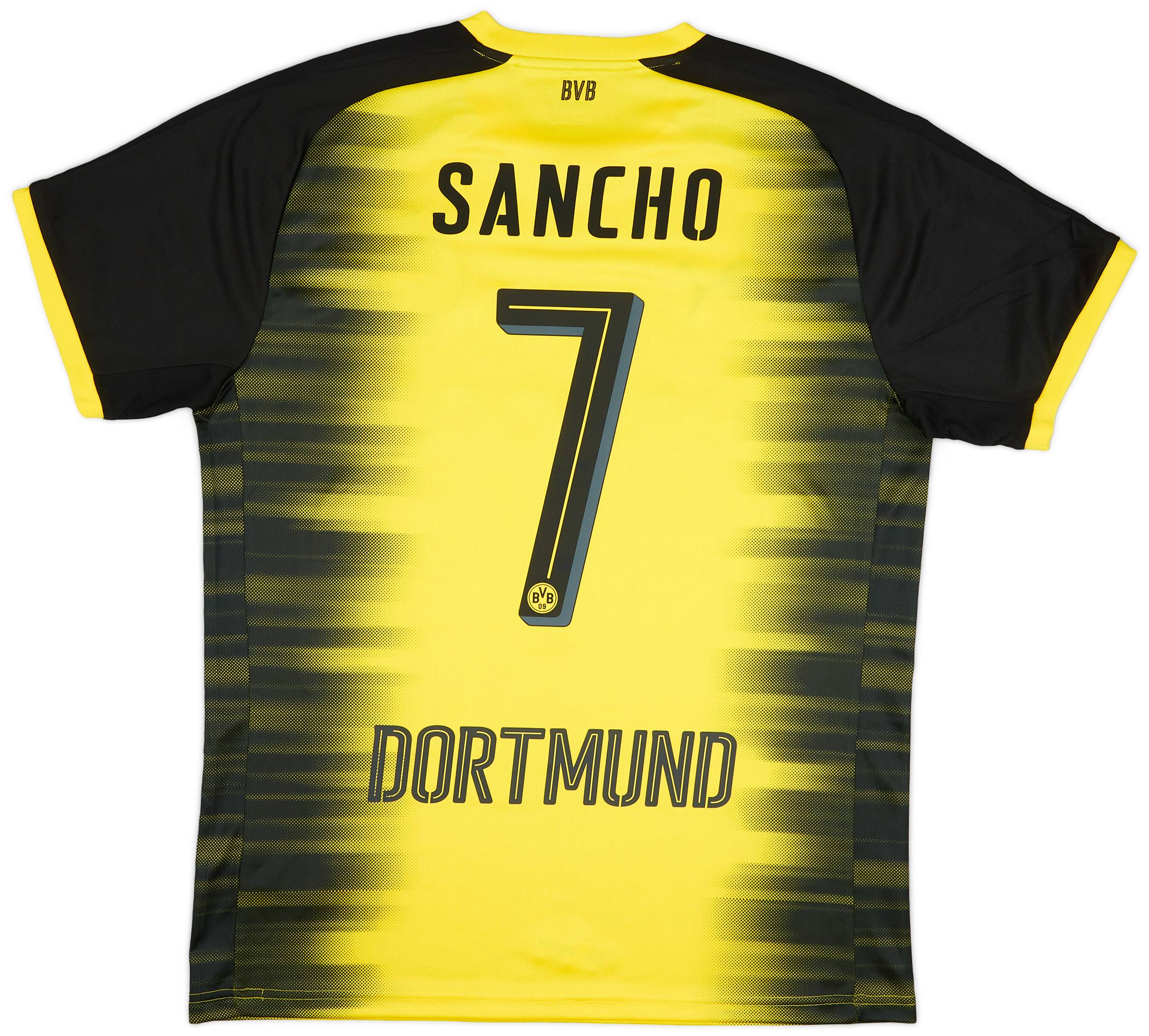 2018 19 Borussia Dortmund European Home Shirt Sancho 7 9 10 L