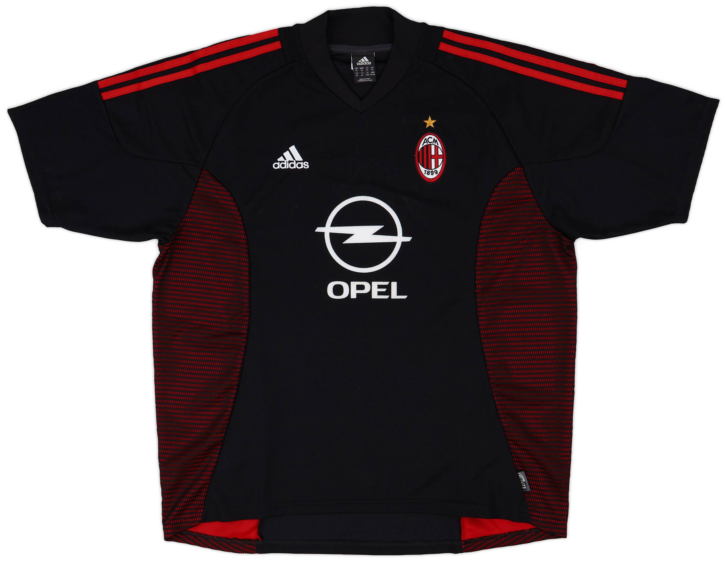 90s AC Milan NESTA soccerユニフォームゲームシャツ S