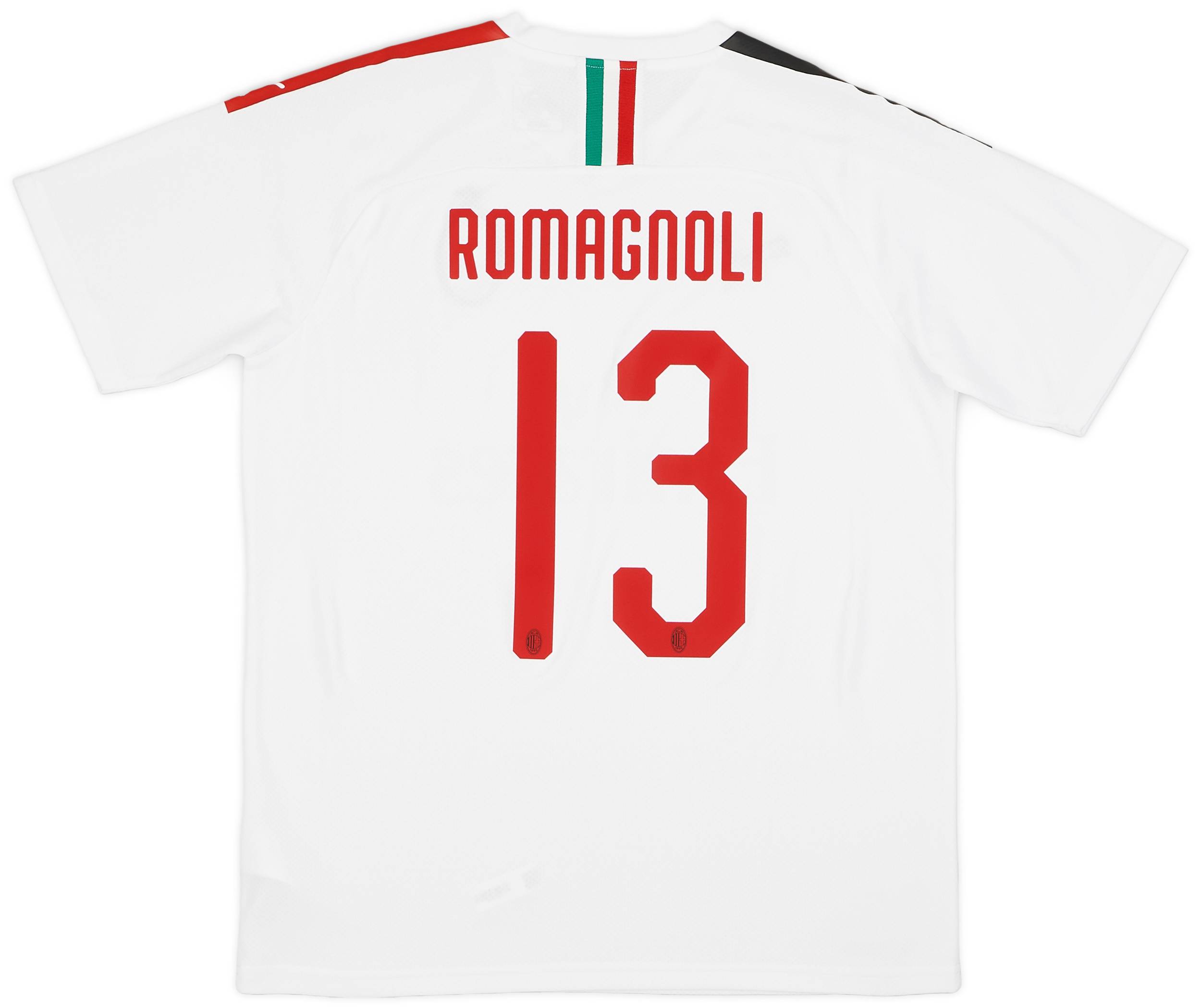 2019-20 AC Milan Away Shirt Romagnoli #13 - 10/10 - (L)