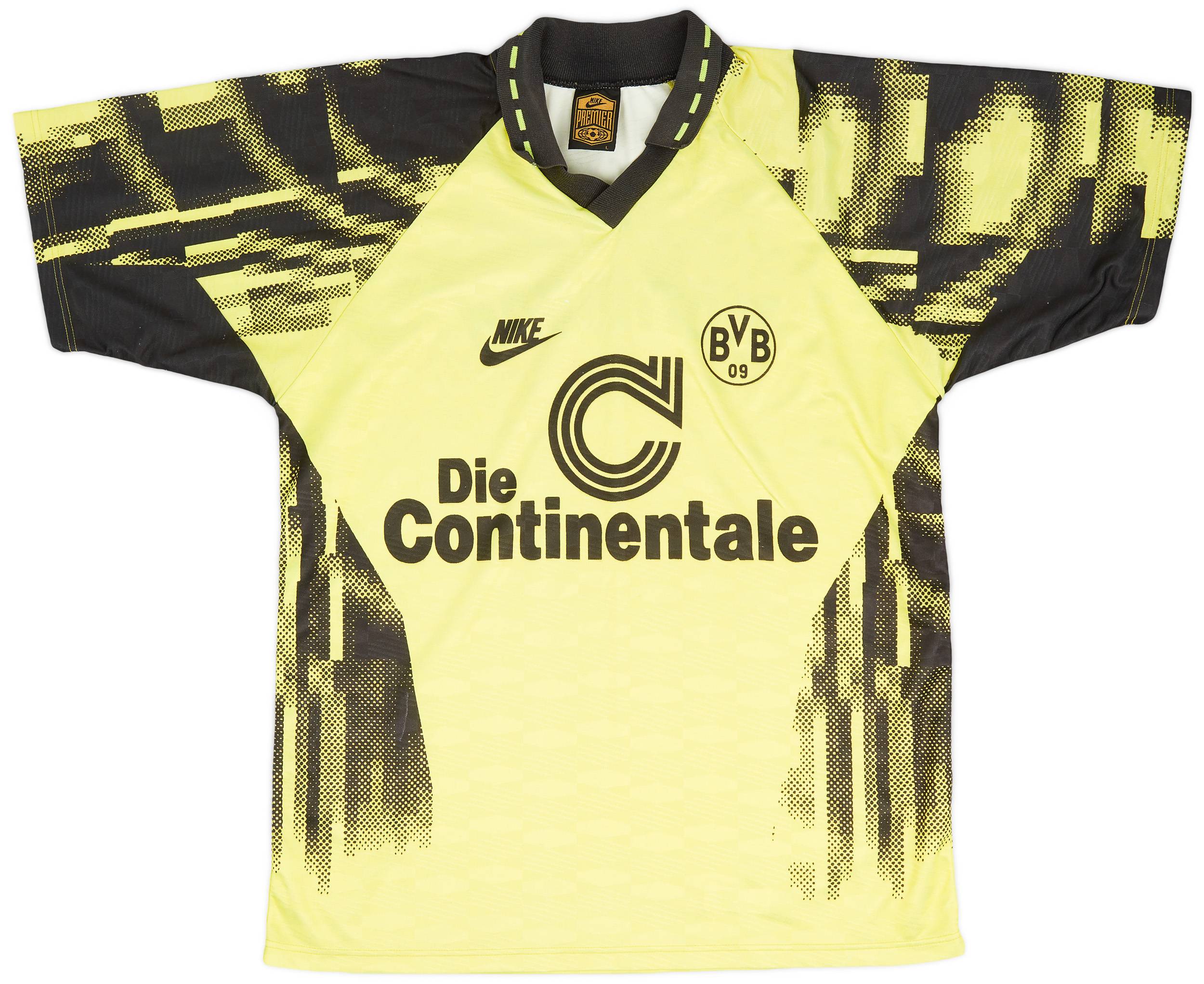 1992-93 Borussia Dortmund Home Shirt - 9/10 - (L)