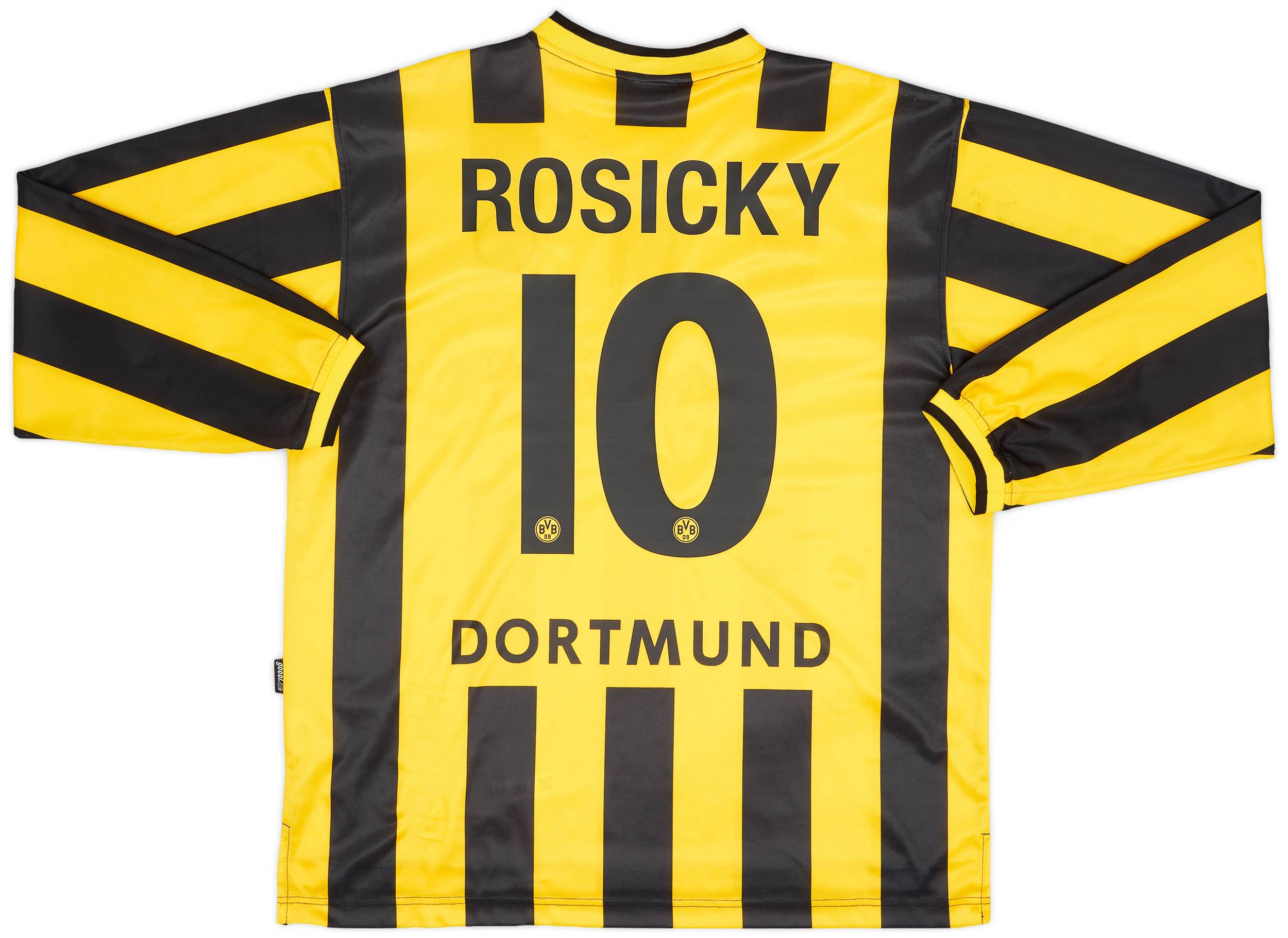 gooo.de ドルトムント 2000-01シーズン Home ロシツキー 2000-02 Borussia Dortmund Home L/S Shirt Rosicky #10 - 6/10