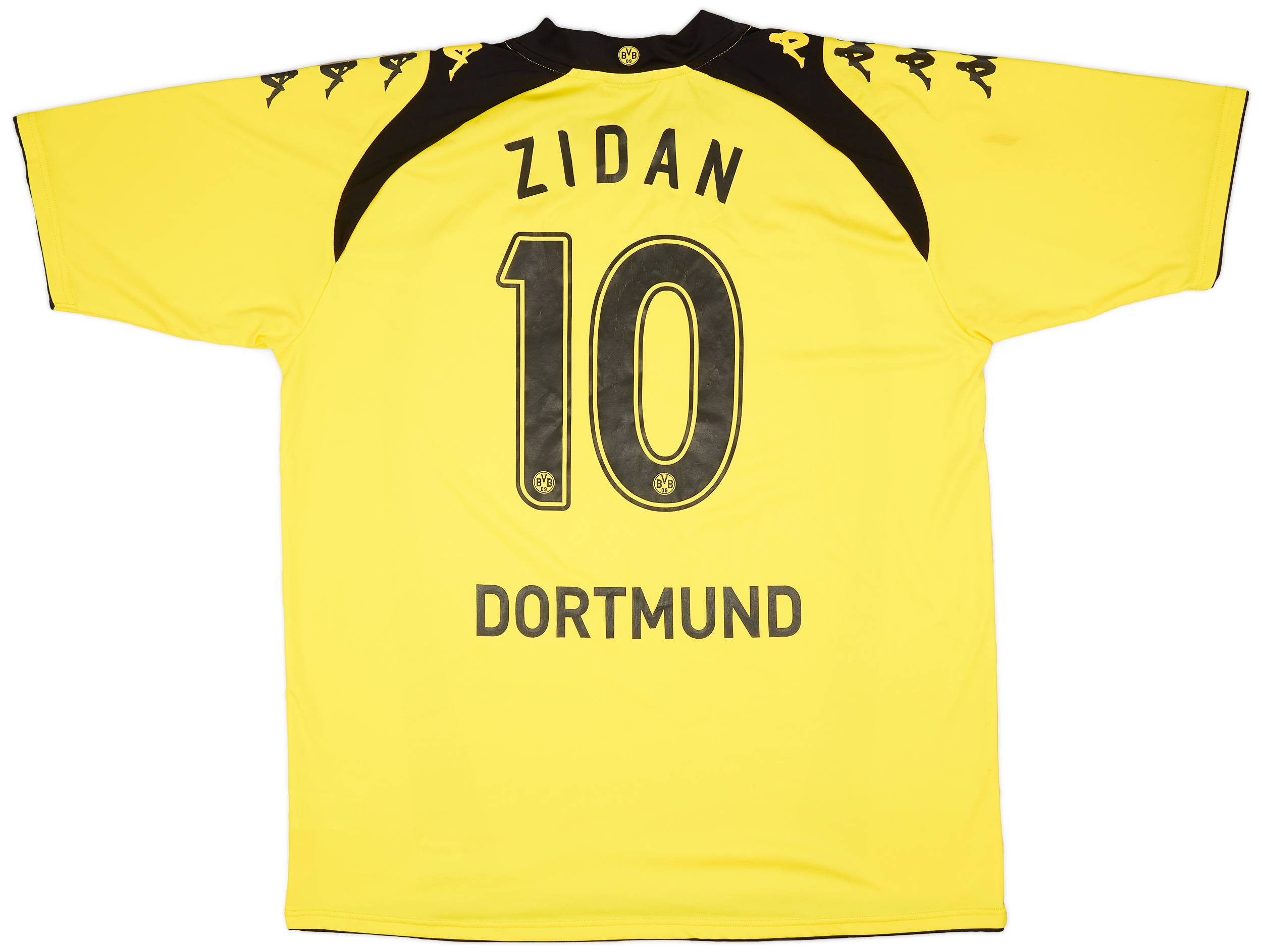 2009-10 Borussia Dortmund Home Shirt Zidan #10 - 8/10 - (3XL)