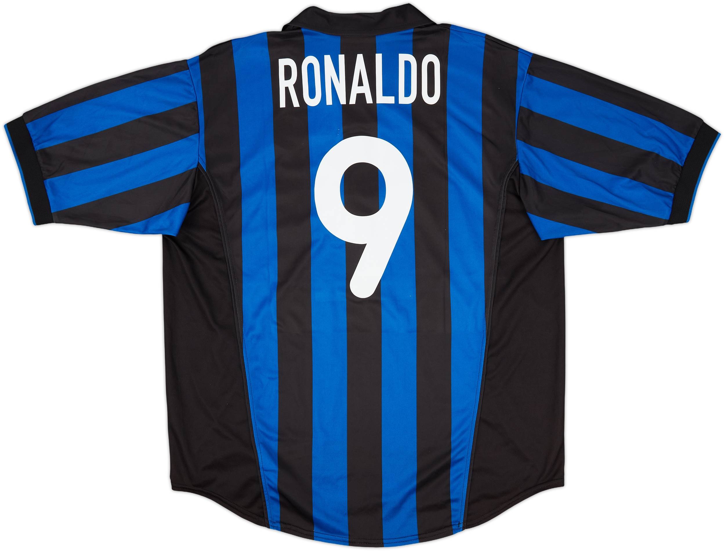 1998-99 Inter Milan Home Shirt Ronaldo #9 - 8/10 - (XL)
