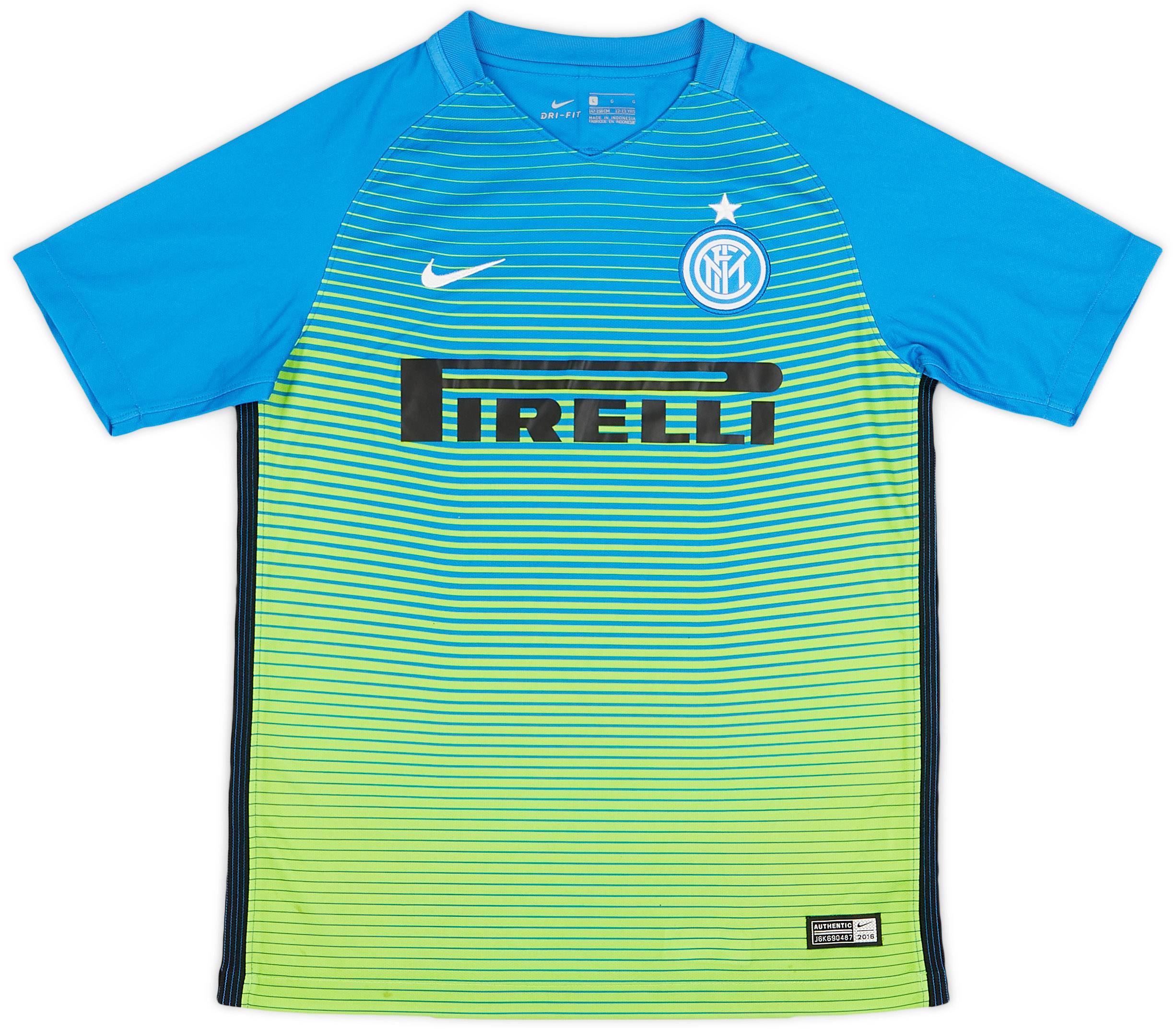 2016-17 Inter Milan Third Shirt - 9/10 - (L.Boys)