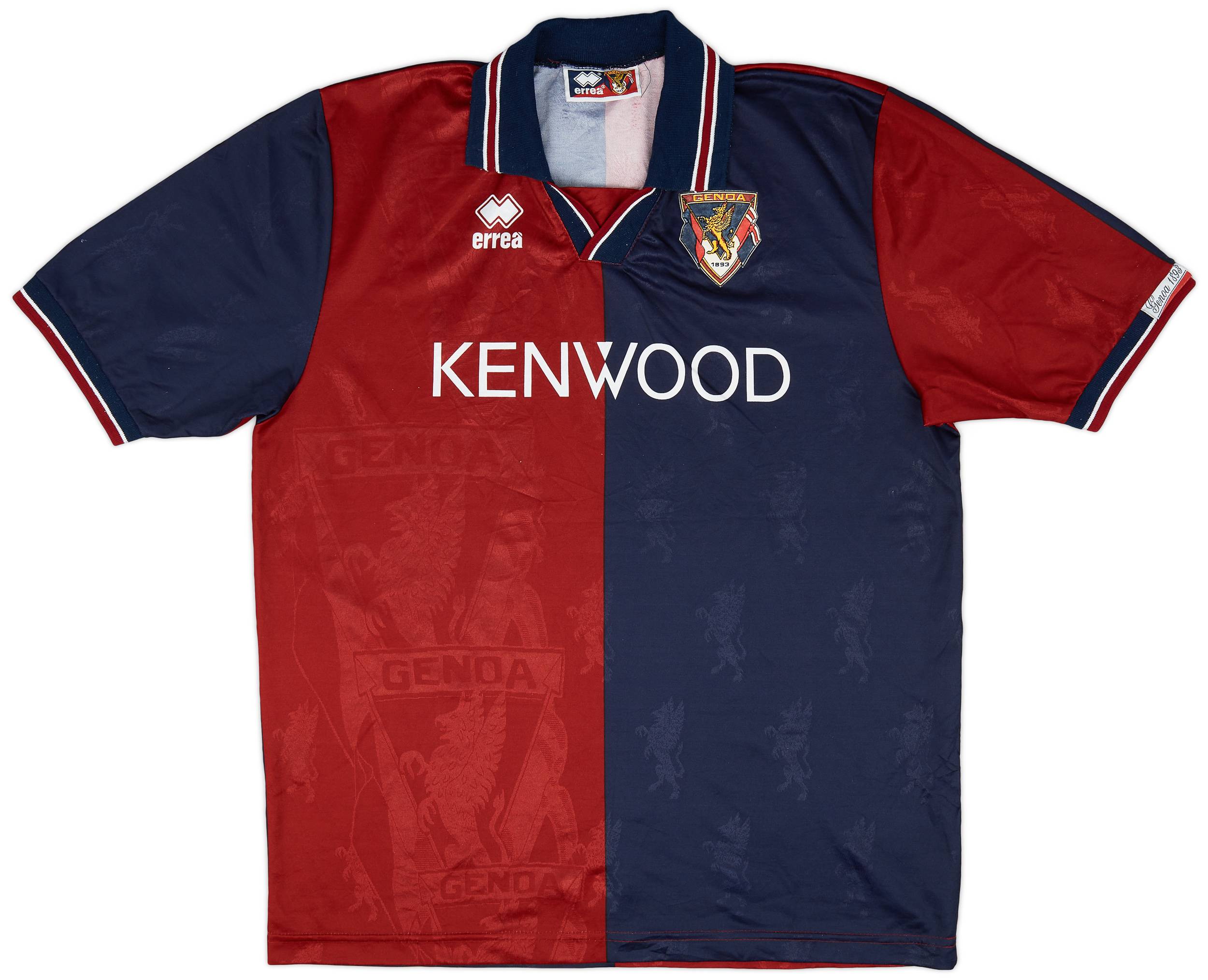 『3年保証』 1994-95 (L) - 7/10 - Shirt Home Genoa ウェア