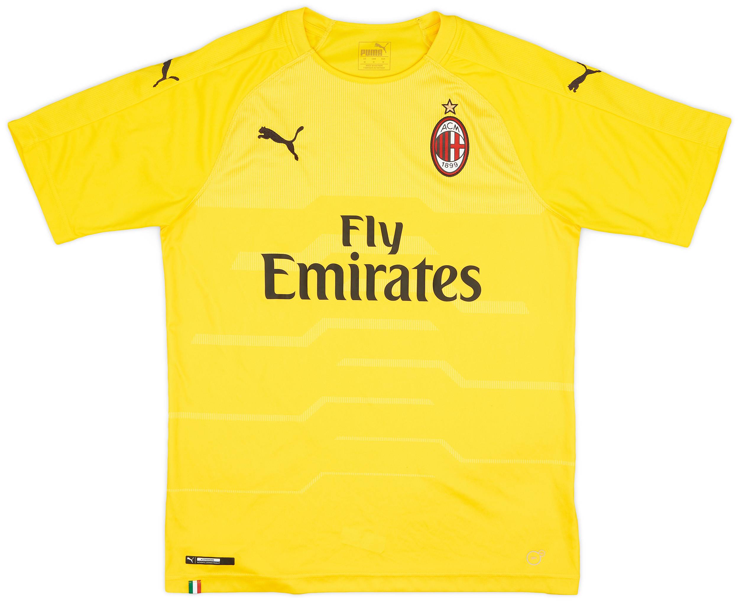 2018-19 AC Milan GK Shirt - 8/10 - (M)