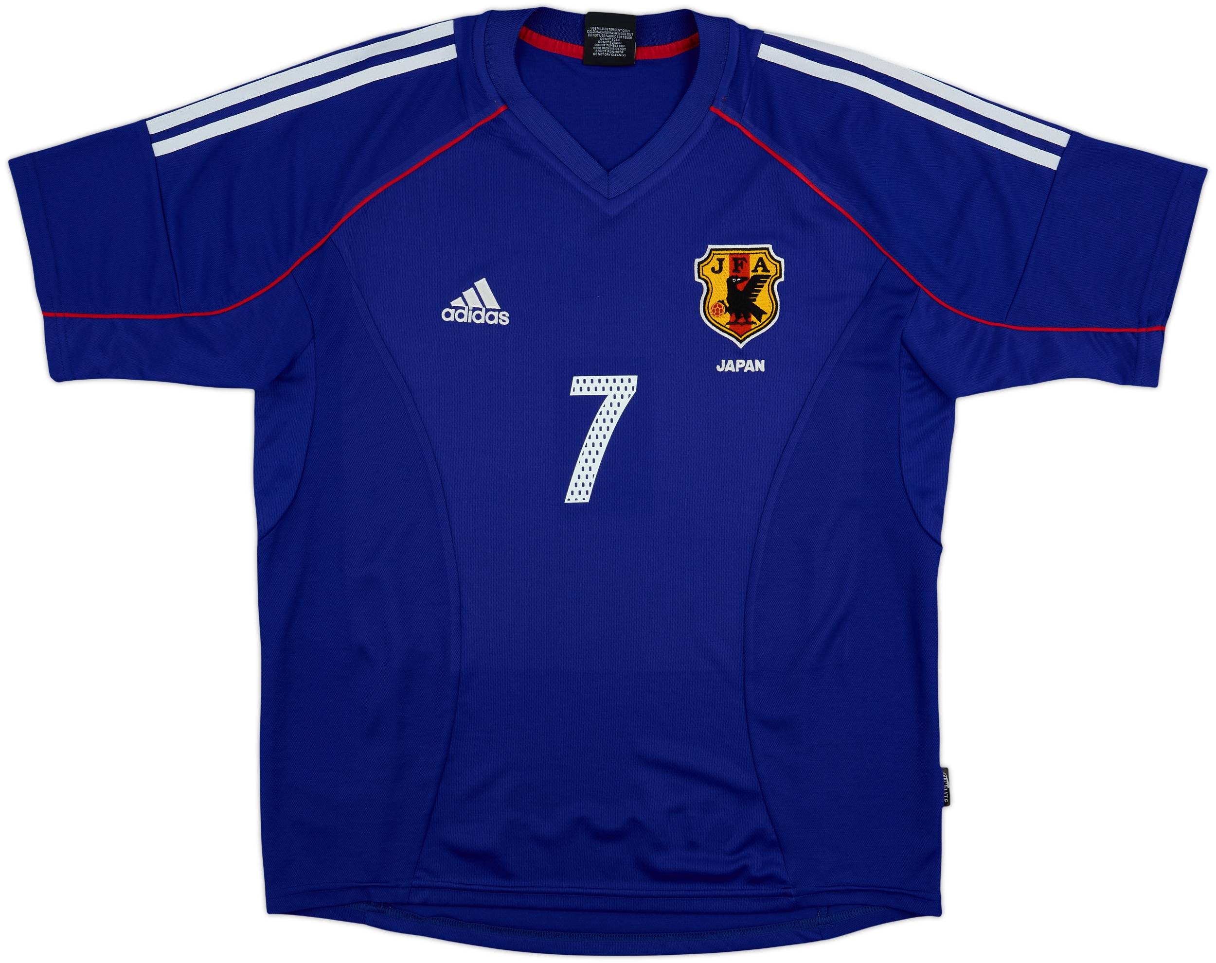 2002-04 Japan Home Shirt Nakata #7 - 9/10 - (M)