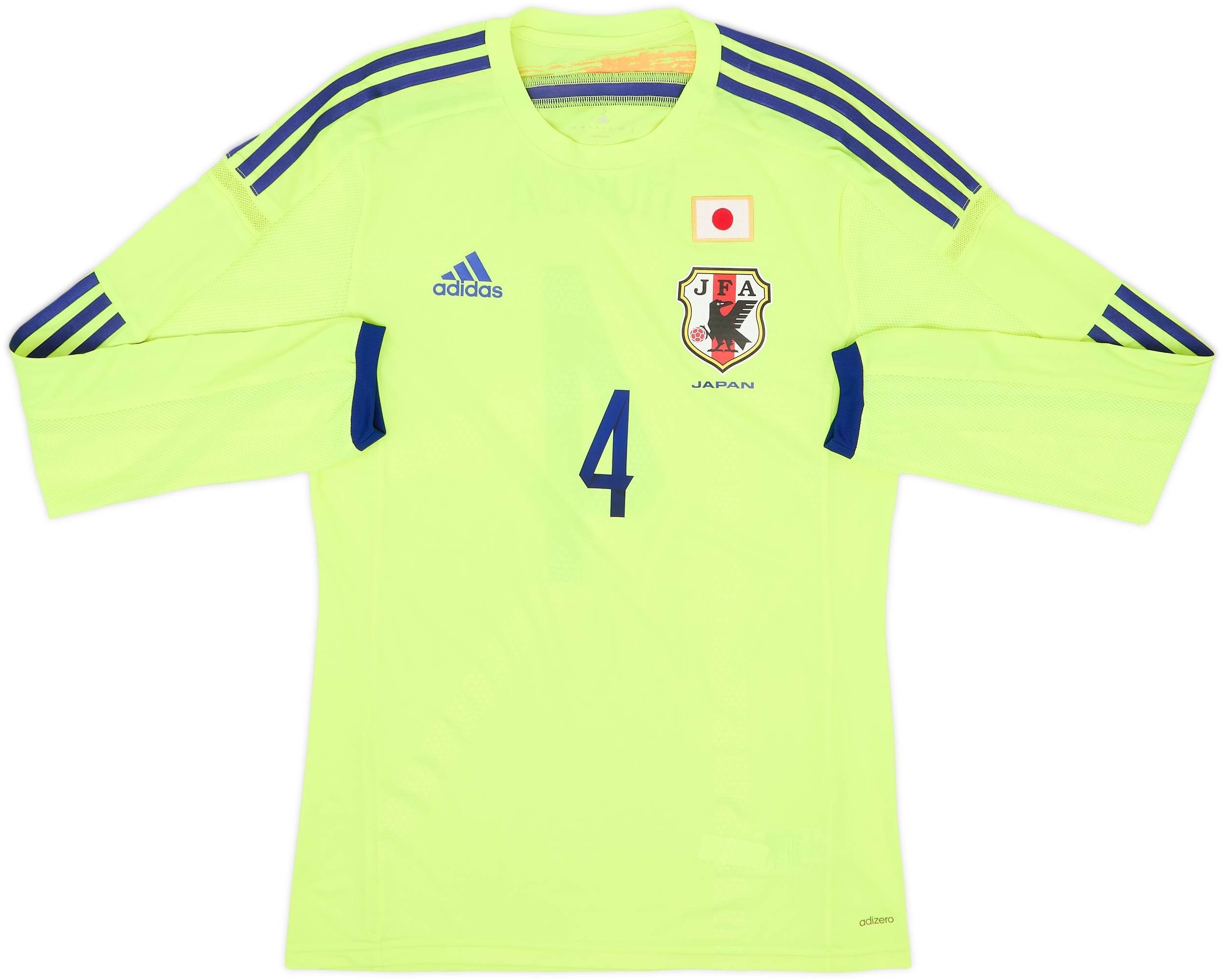 2013-15 Japan Authentic Away L/S Shirt Honda #4 - 9/10 - (M)