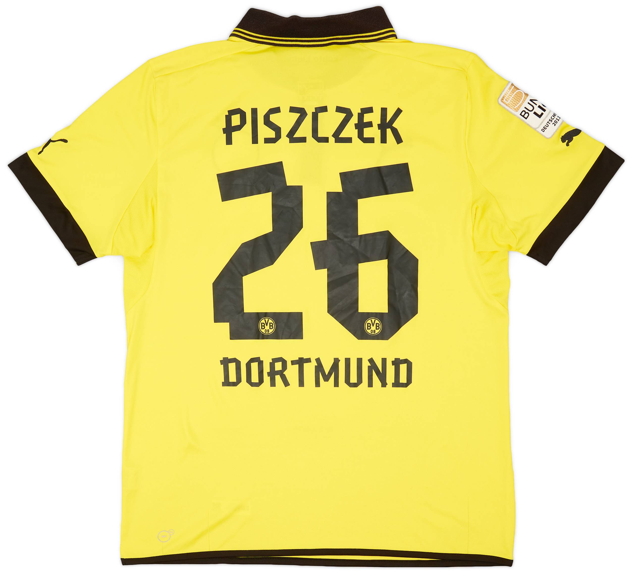 2012-13 Borussia Dortmund Home Shirt Piszczek #26 - 8/10 - (XL)