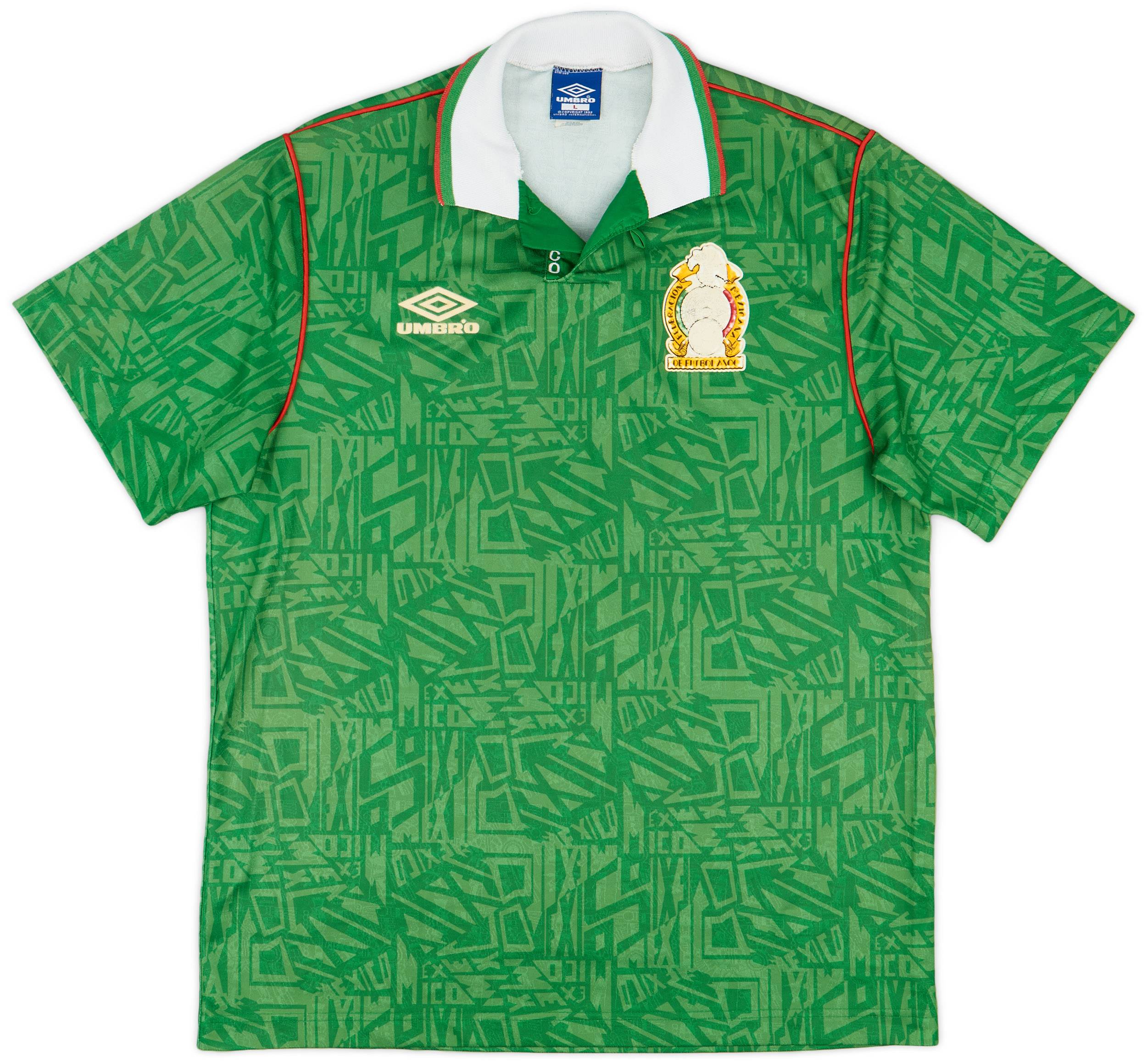 1992-94 Mexico Home Shirt - 6/10 - (L)