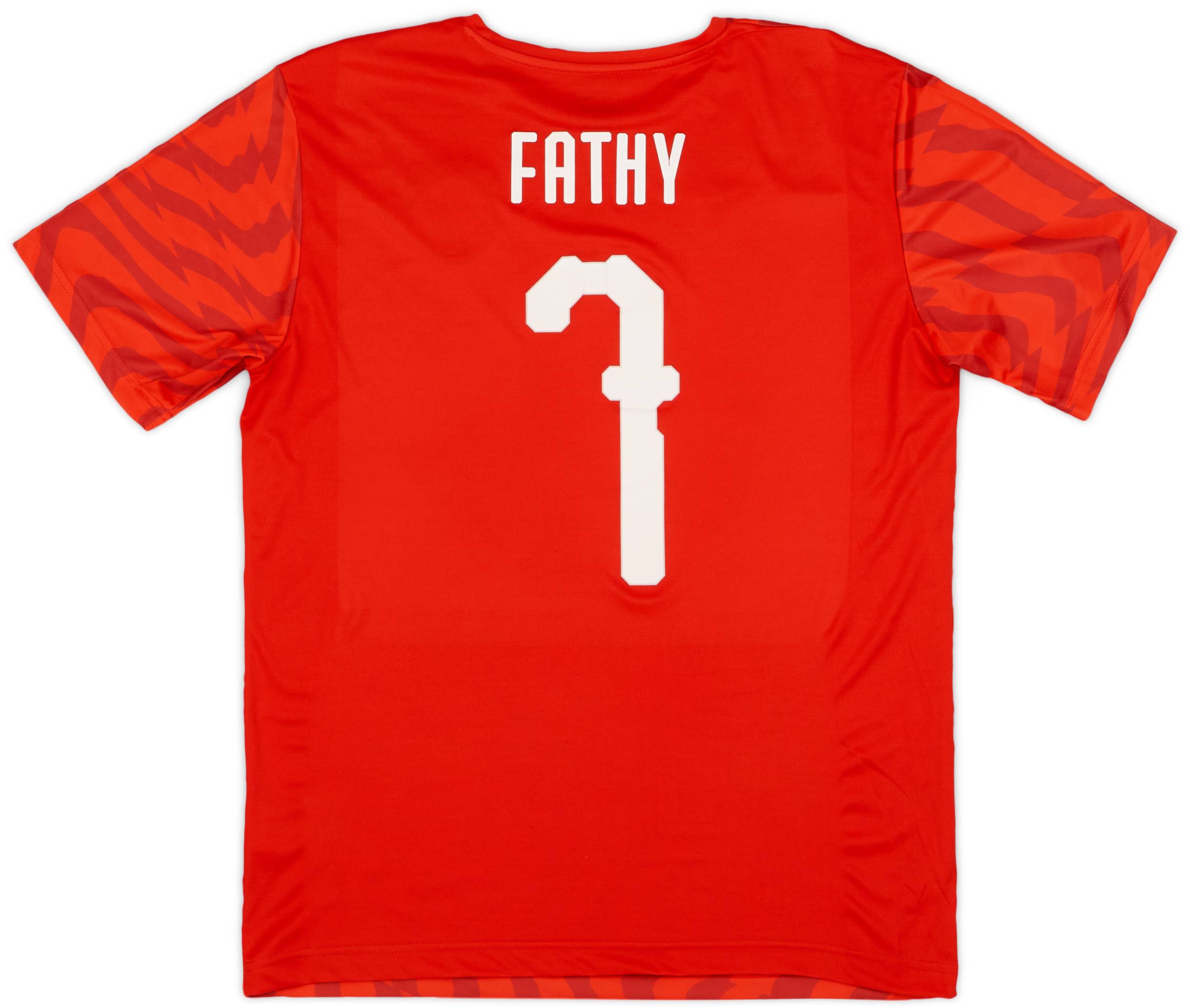 2019-20 Egypt Home Shirt Fathy #7 - 9/10 - (L)