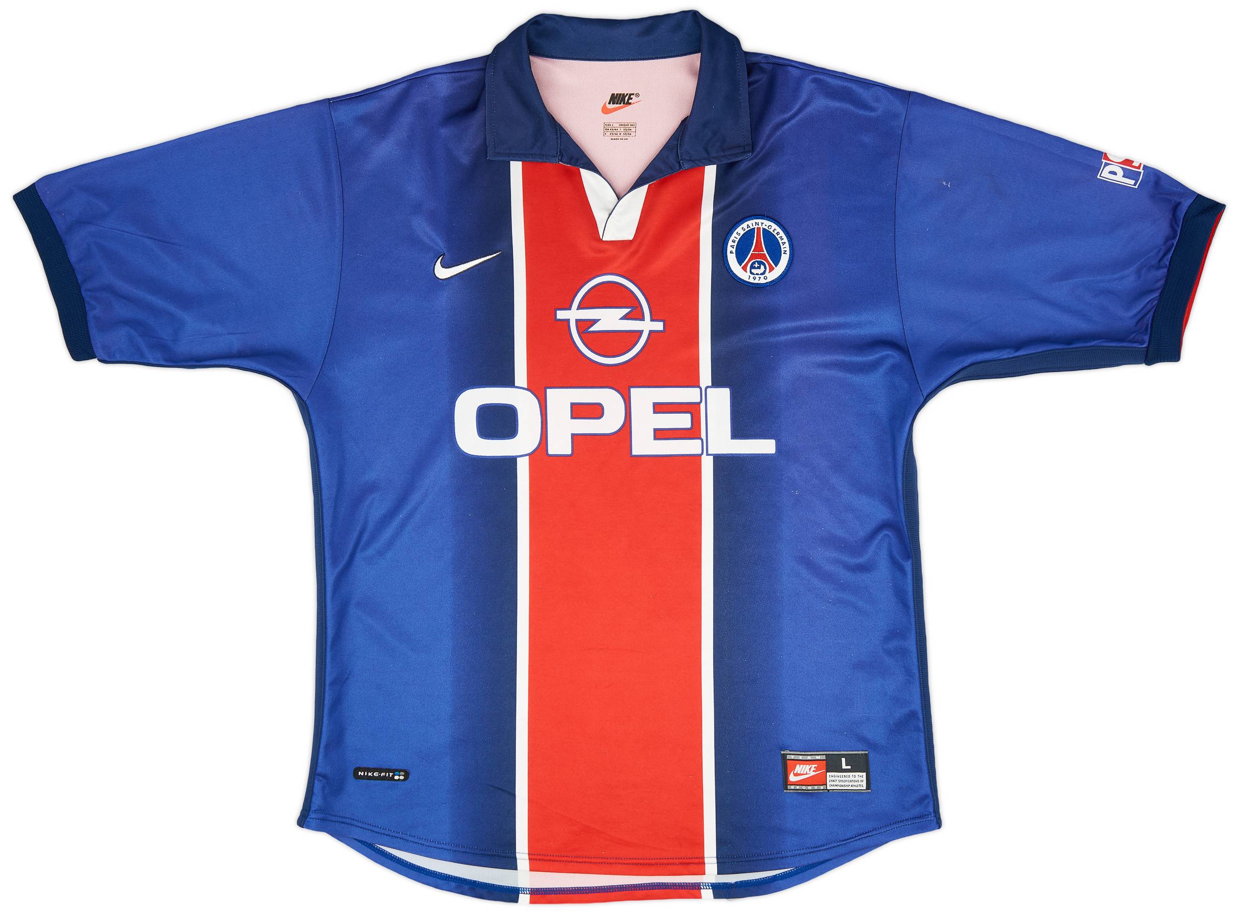 1998-99 Paris Saint-Germain Home Shirt - 8/10 - (L)
