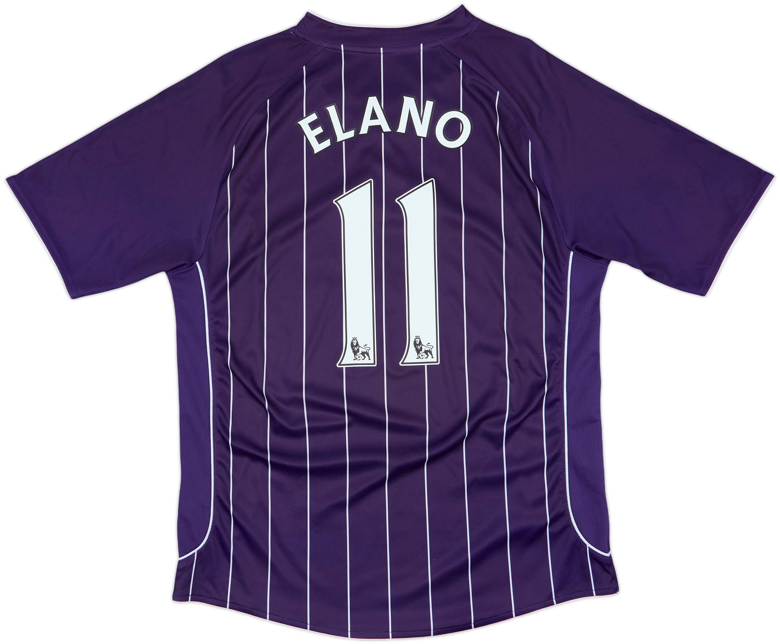 2007-08 Manchester City Away Shirt Elano #11 - 8/10 - (L)