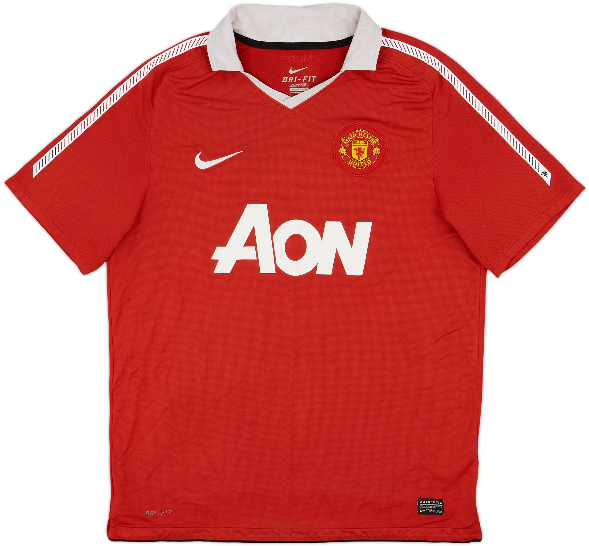 2010-11 Manchester United Home Shirt - 5/10 - (L)