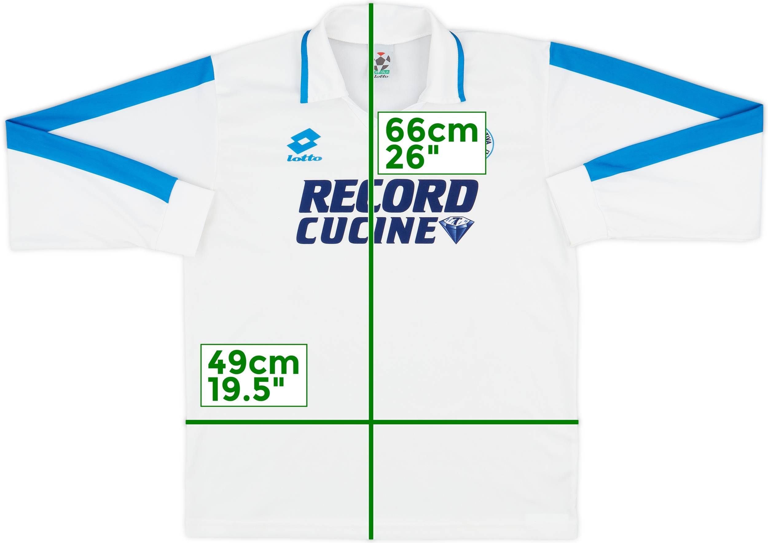 1995-96 Napoli Away L/S Shirt - 8/10 - (M)