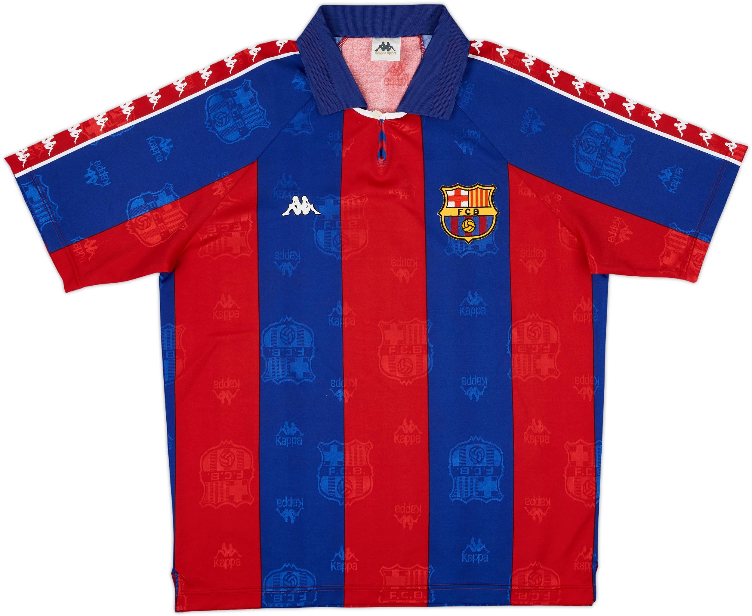 1993-95 Barcelona European Home Shirt #8 - 9/10 - (L)