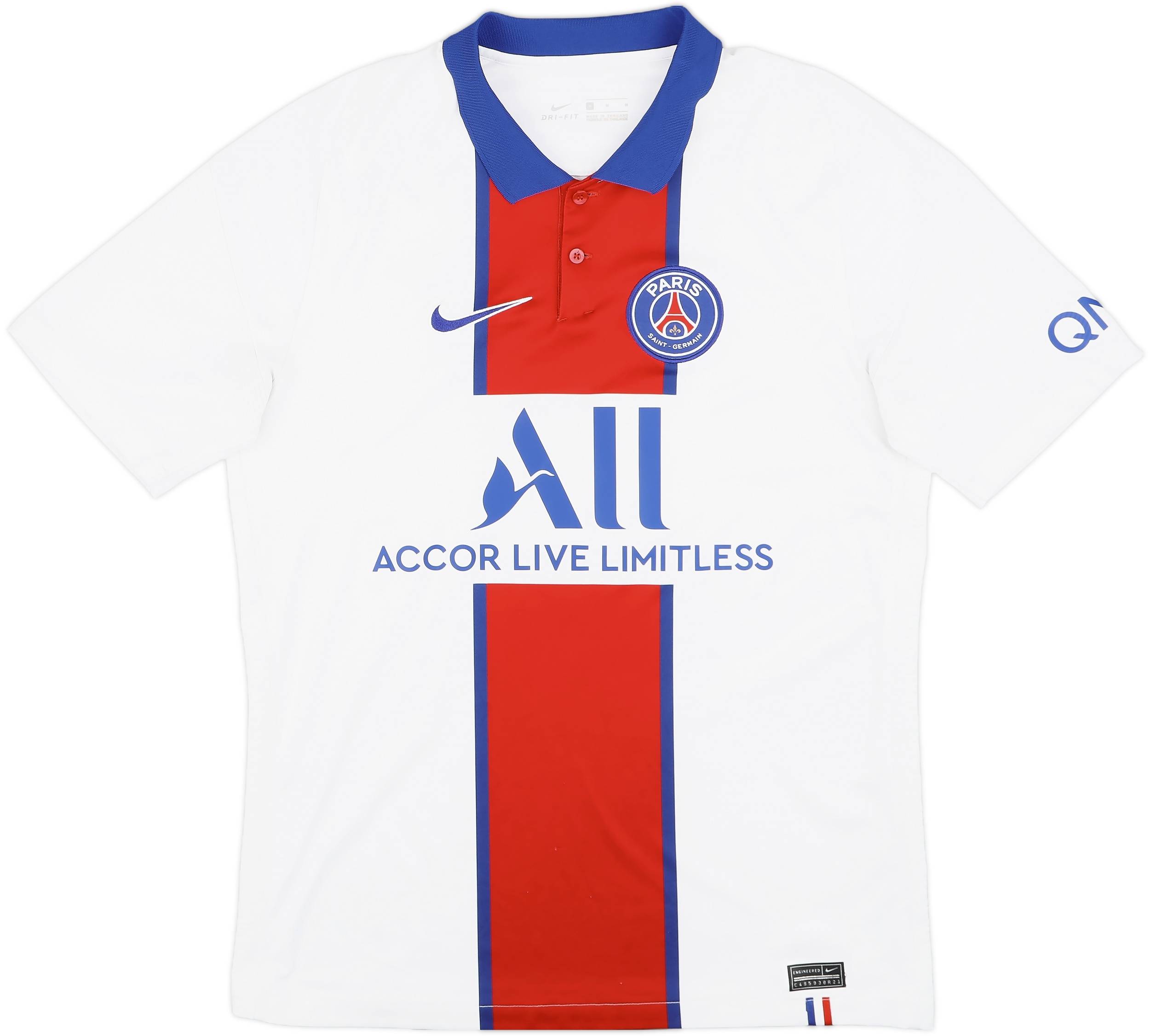 2020-21 Paris Saint-Germain Away Shirt - 7/10 - (M)