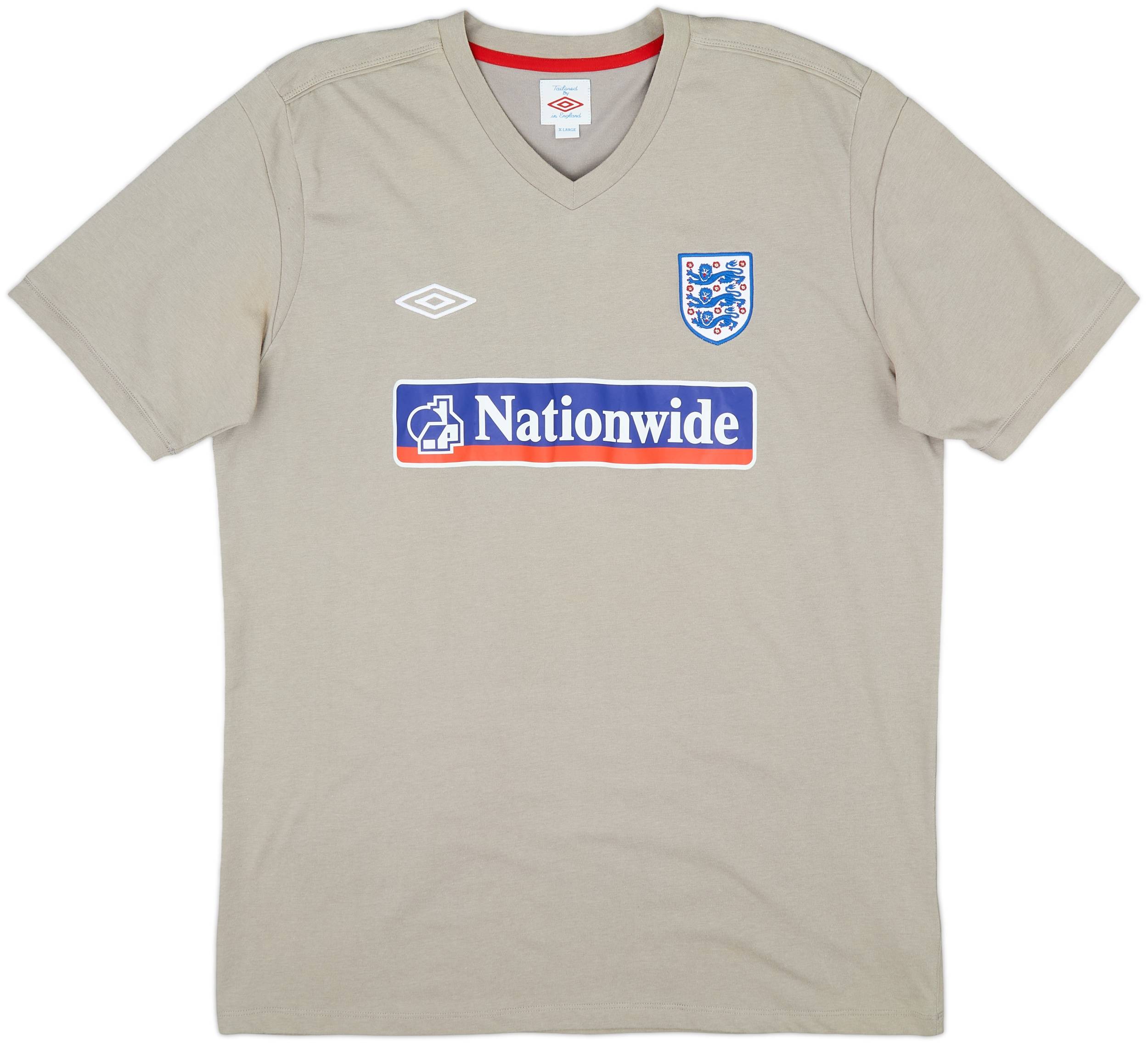 2009-10 England Umbro Training Shirt - 8/10 - (XL)
