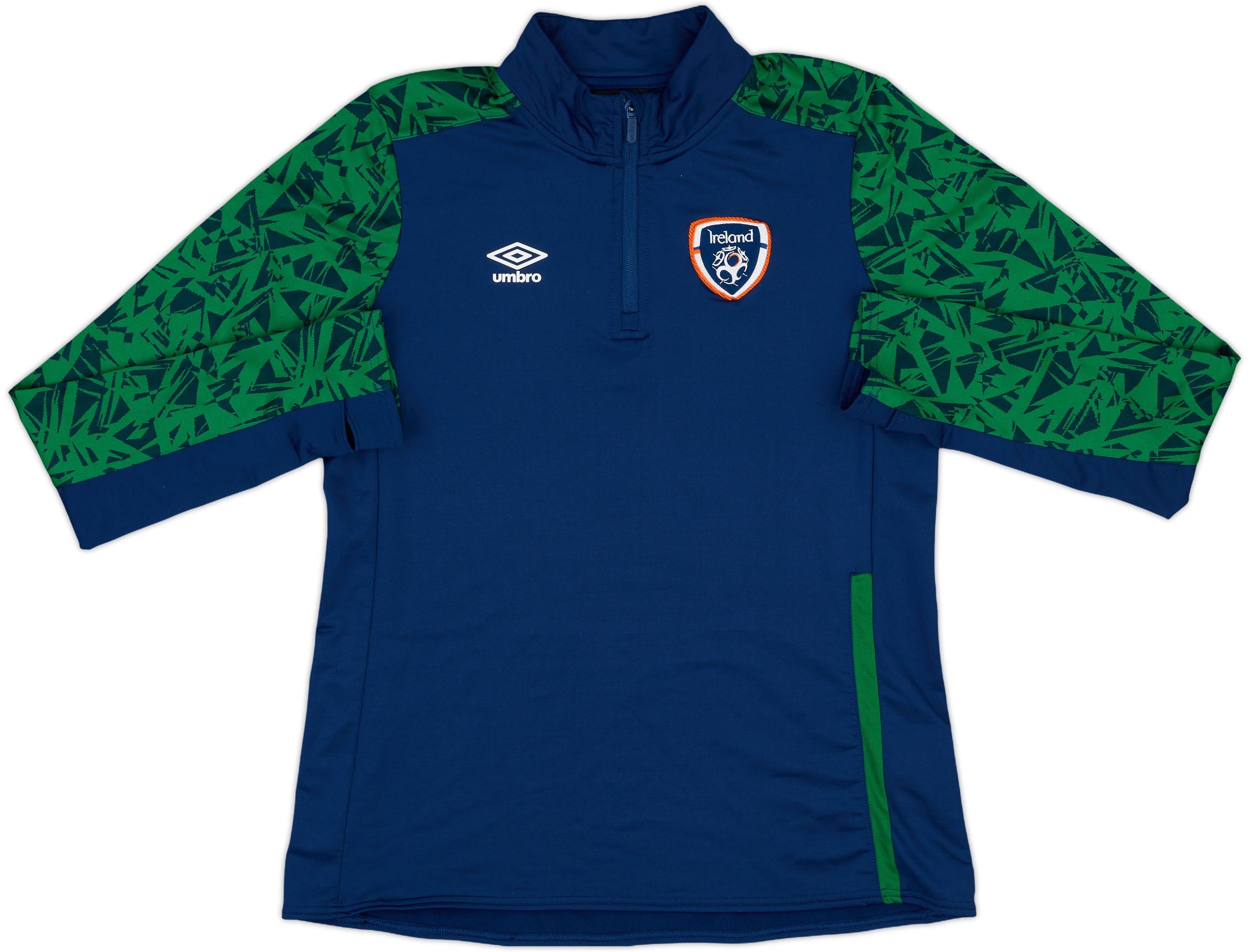 UMBRO Ireland Training Jersey 20 21 Blue Fai Ireland