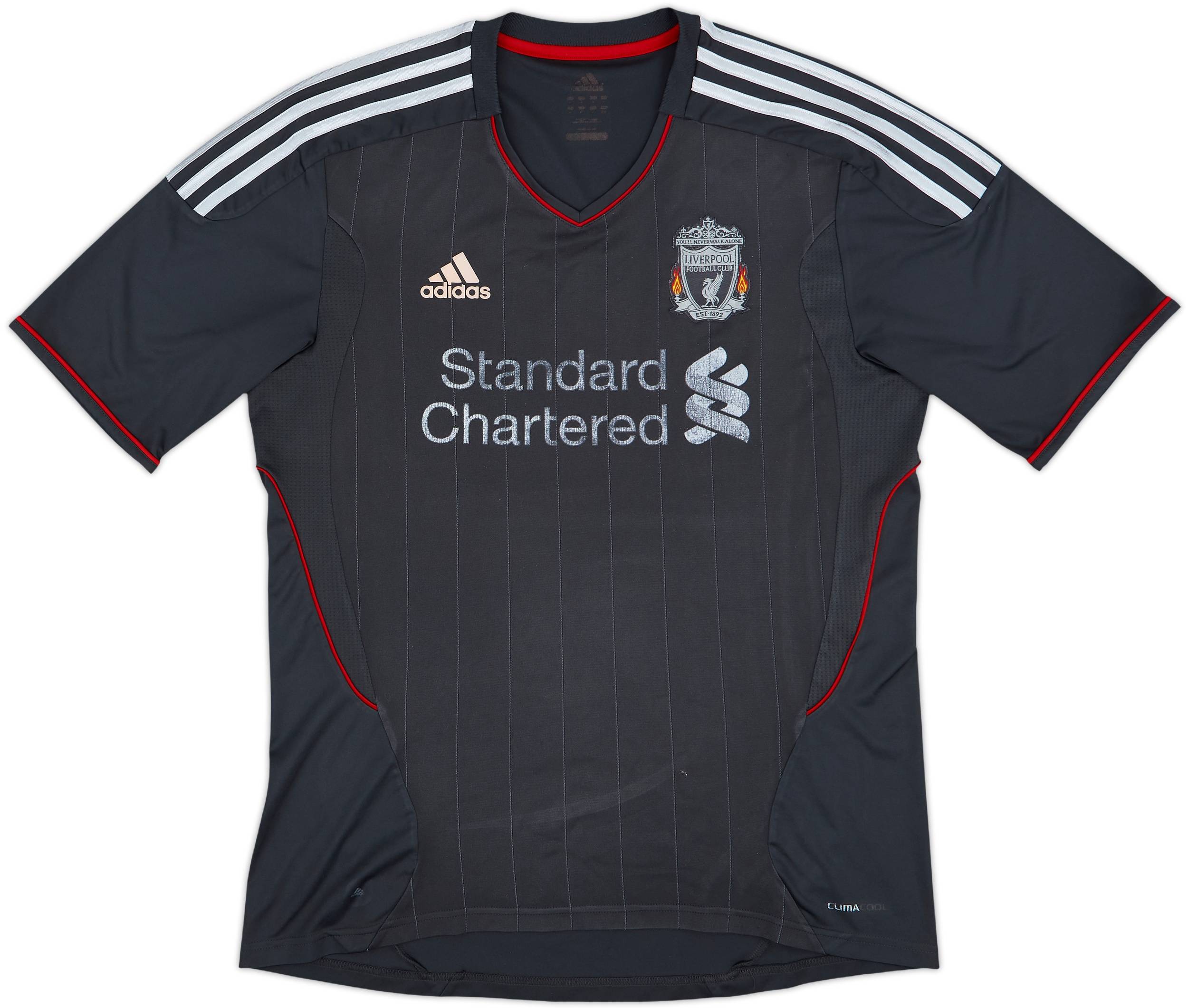 Liverpool Jersey Away Black Adidas LIVERPOOL 2009/2010 AWAY