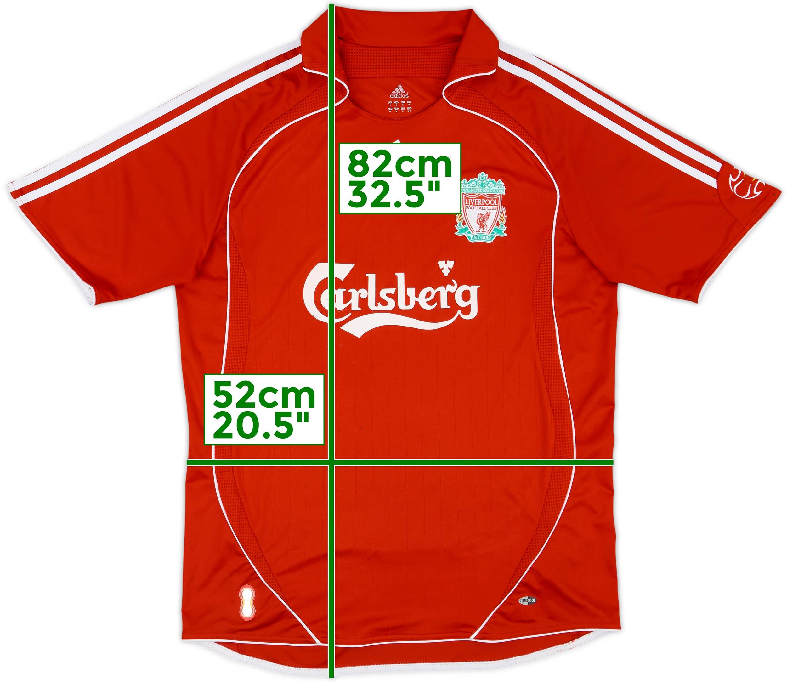 2006-08 Liverpool Home Shirt Gerrard #8 - 6/10 - (M)