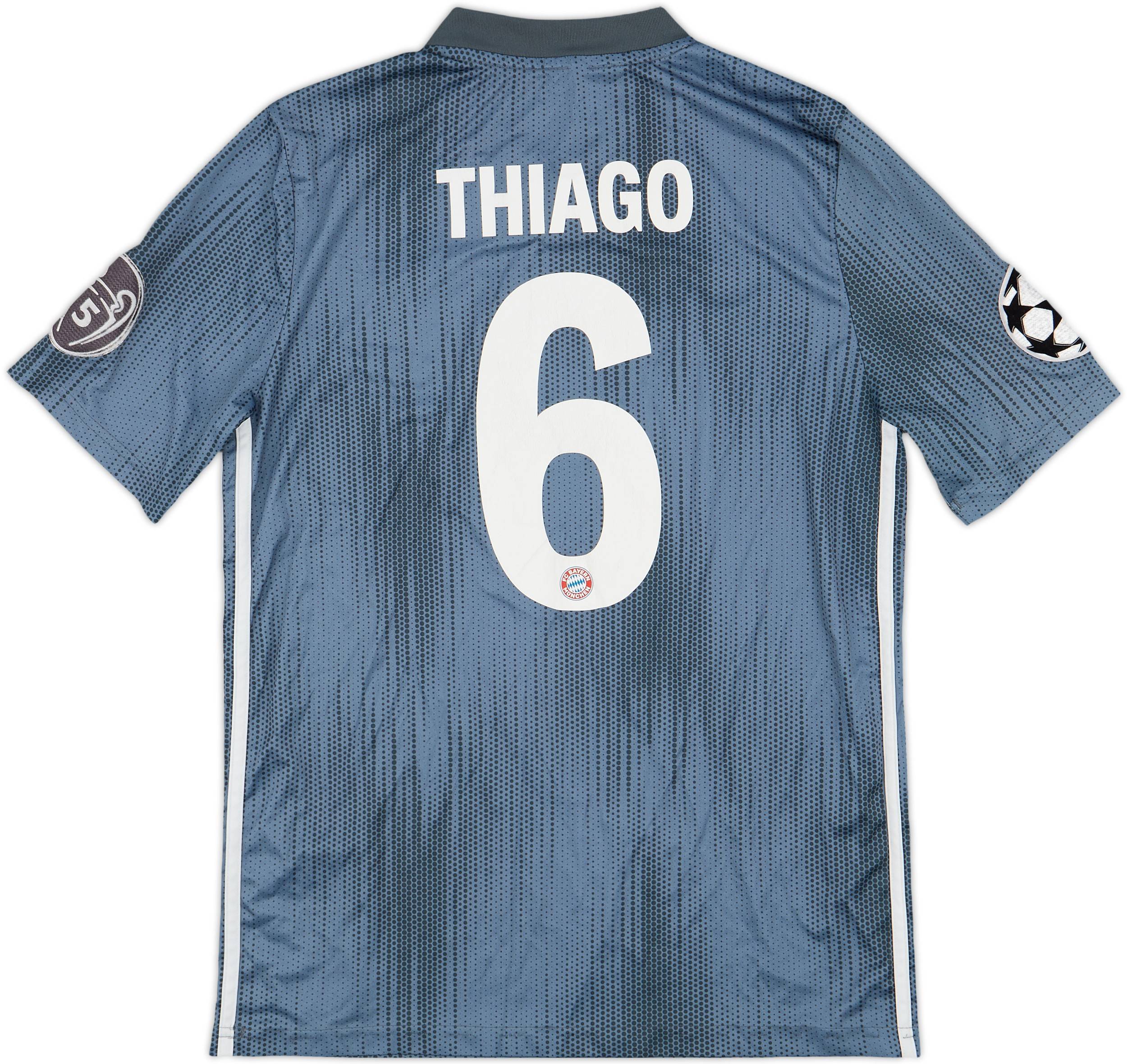 2015-16 Bayern Munich Home Shirt Thiago #6 - 7/10 - (S)