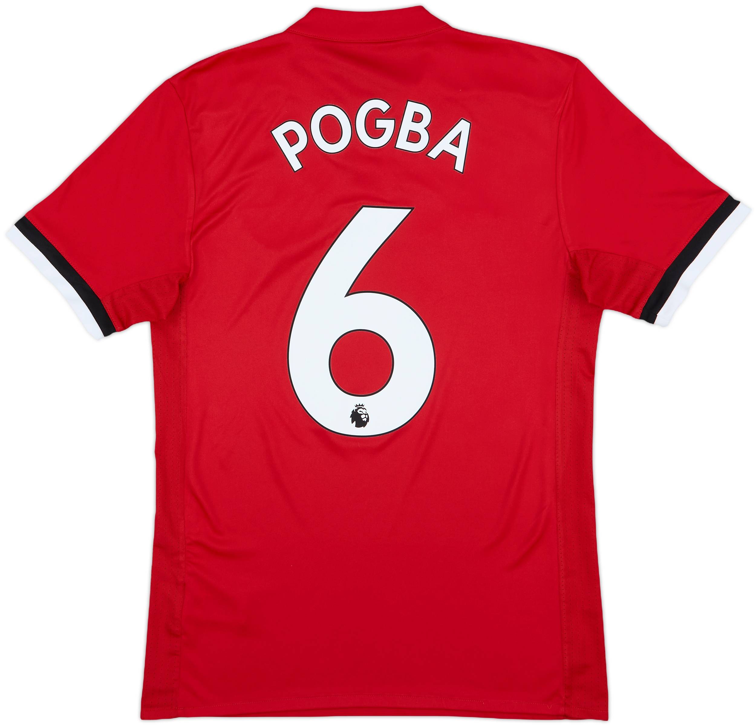 2017-18 Manchester United Home Shirt Pogba #6 - 9/10 - (XS)