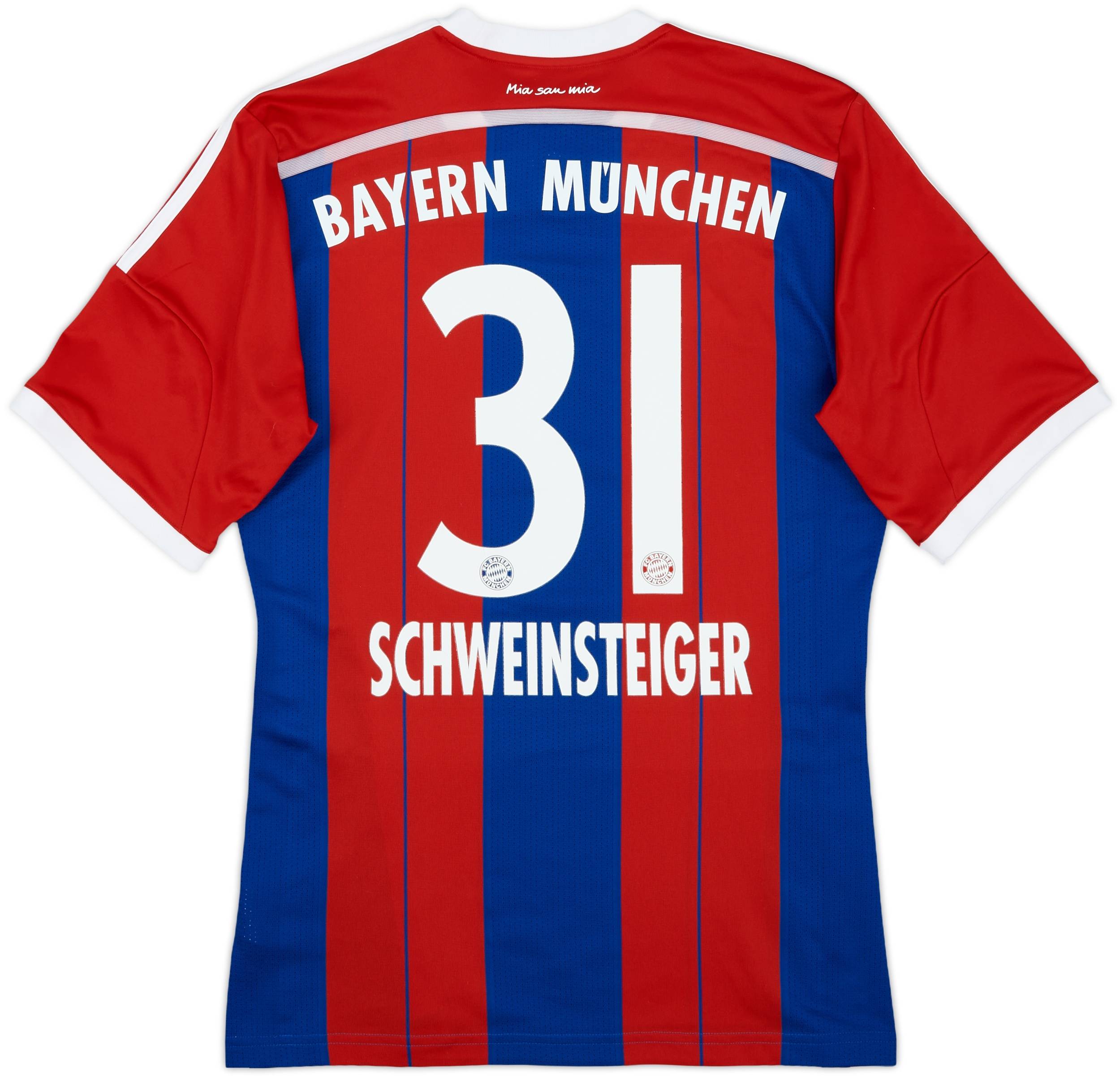 2014-15 Bayern Munich Home Shirt Schweinsteiger #31 - 9/10 - (M)