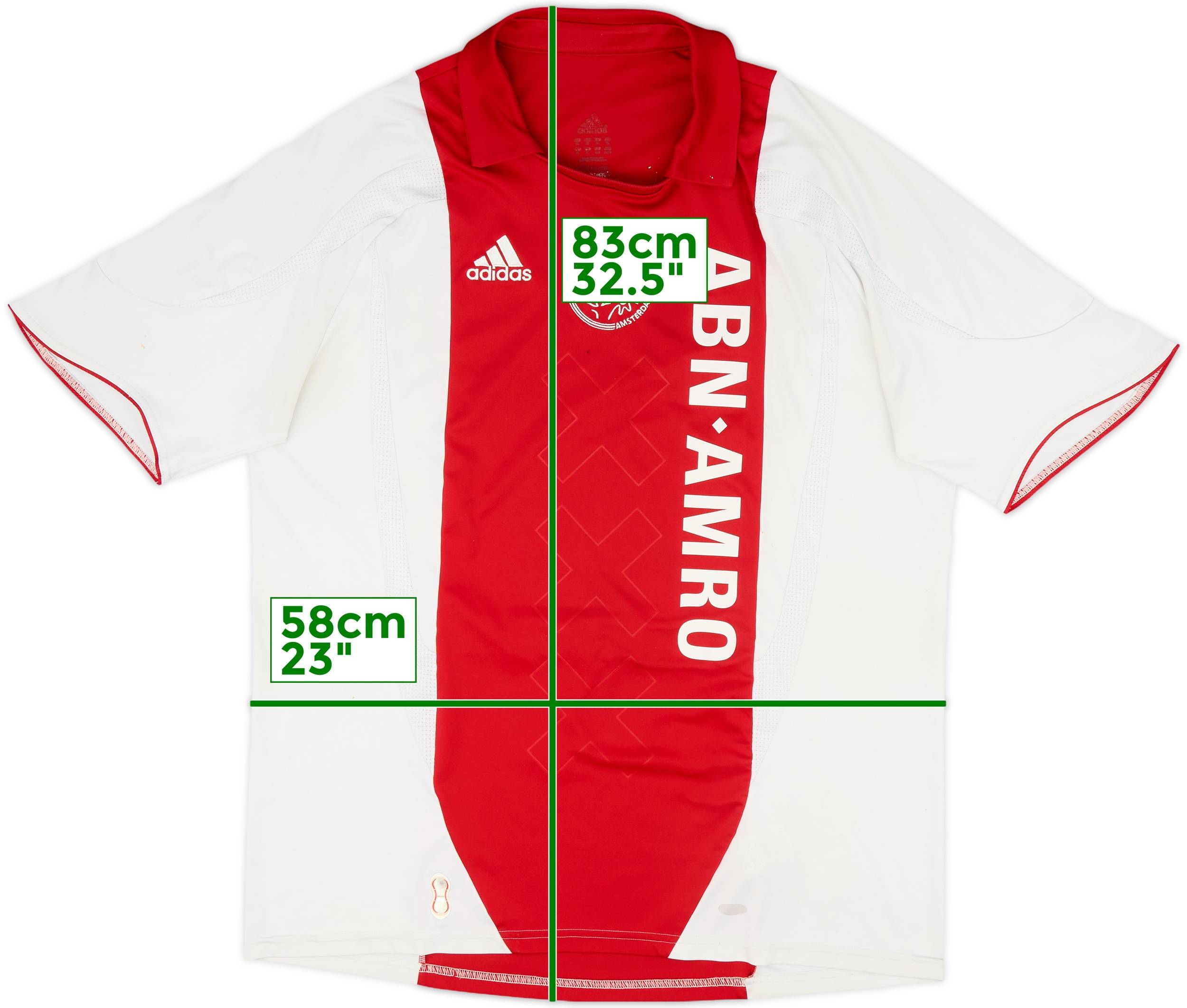 2007-08 Ajax Home Shirt - 5/10 - (XL)