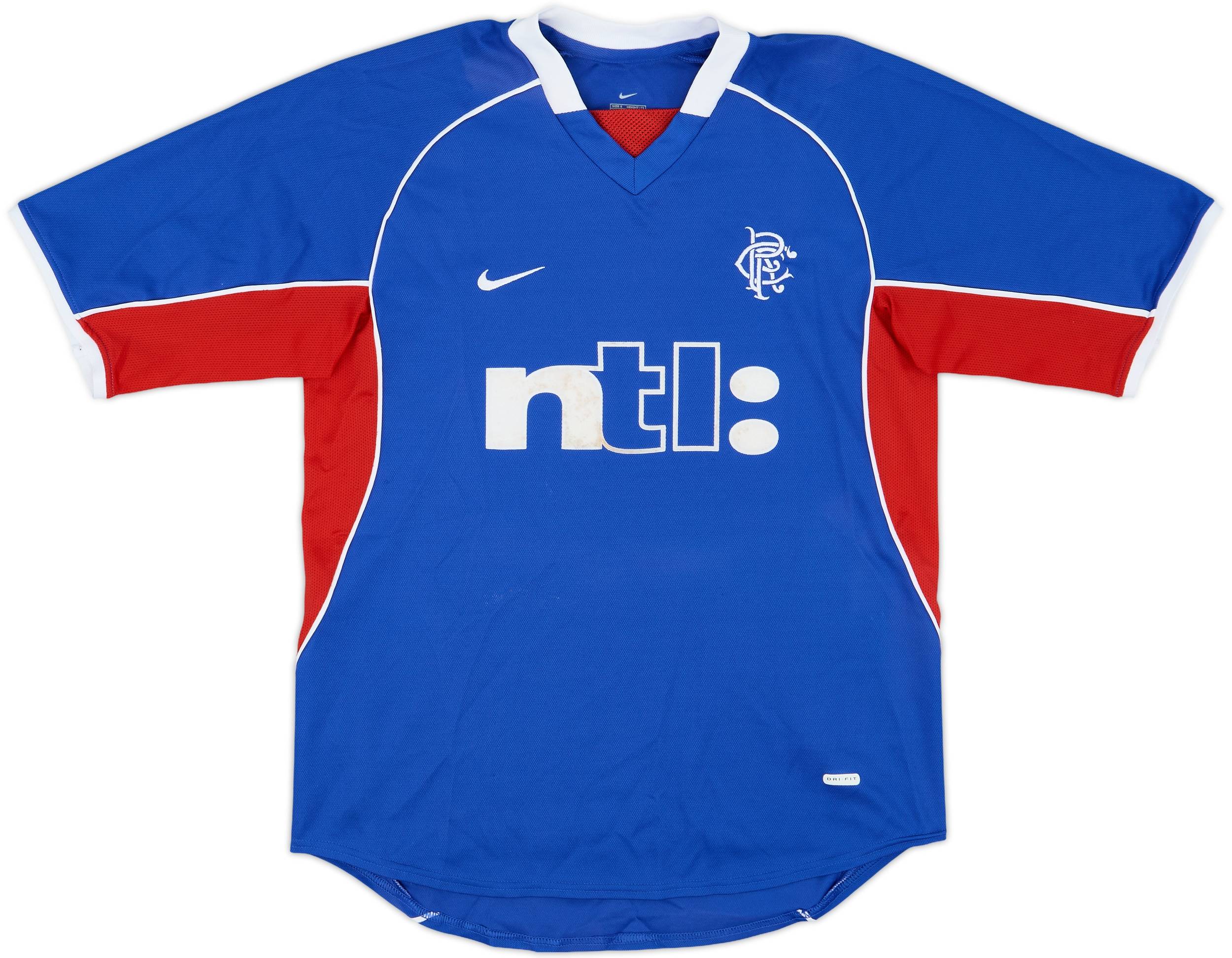 2001-02 Rangers Home Shirt - 6/10 - (S)