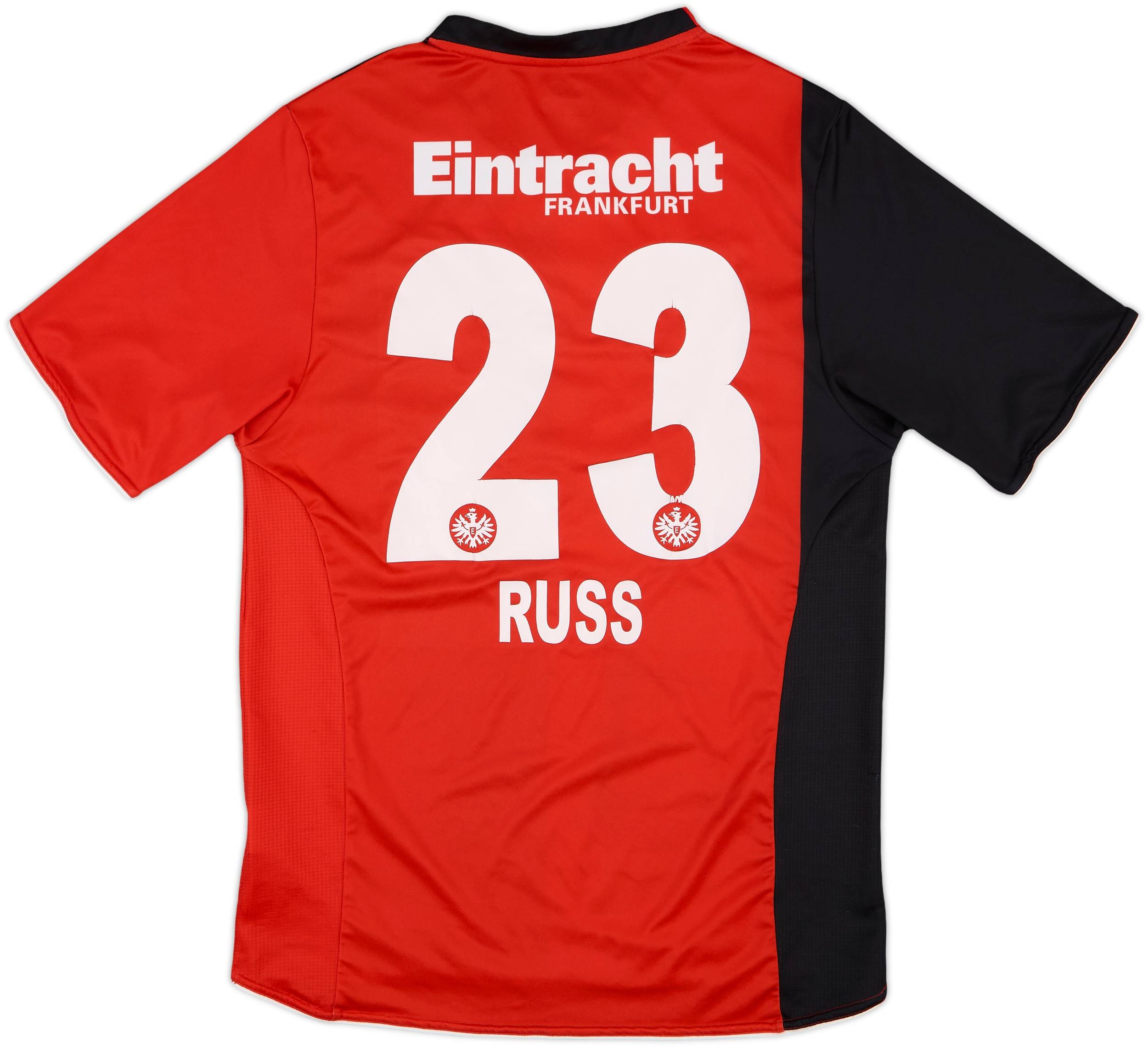 2007-09 Eintracht Frankfurt Home Shirt Russ #23 - 7/10 - (M/L)