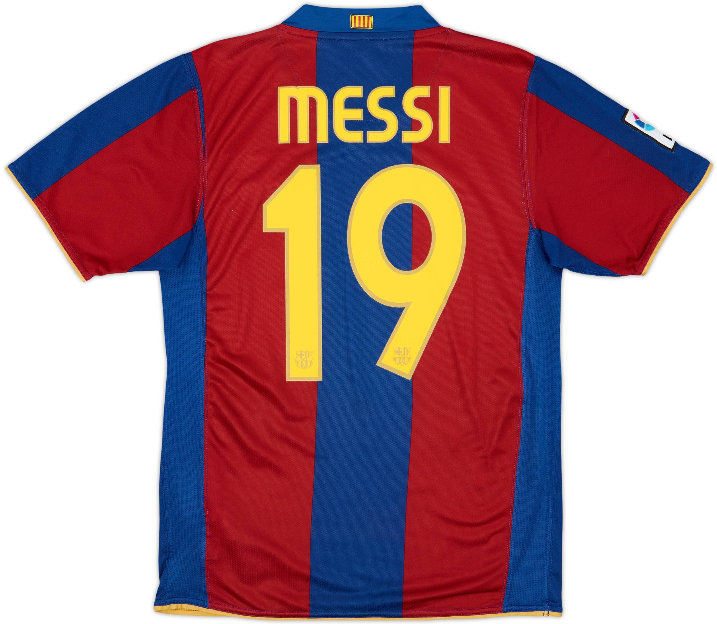 2007-08 Barcelona Home Shirt Messi #19 - 7/10 - (S) 2007-08 Barcelona Home Shirt Messi #19 - 7/10 - (S)