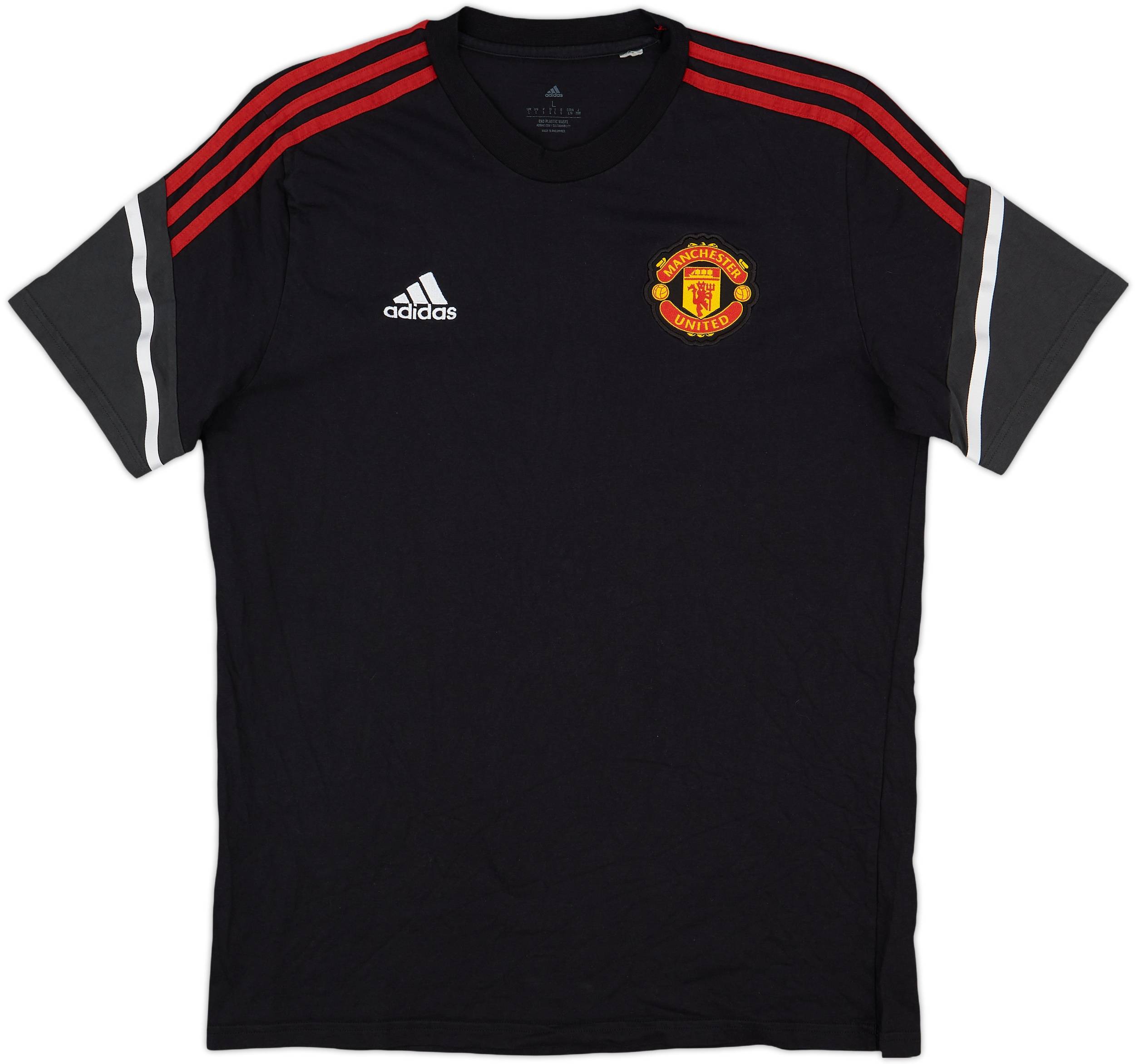 2022-23 Manchester United adidas Cotton Tee - 8/10 - (L)