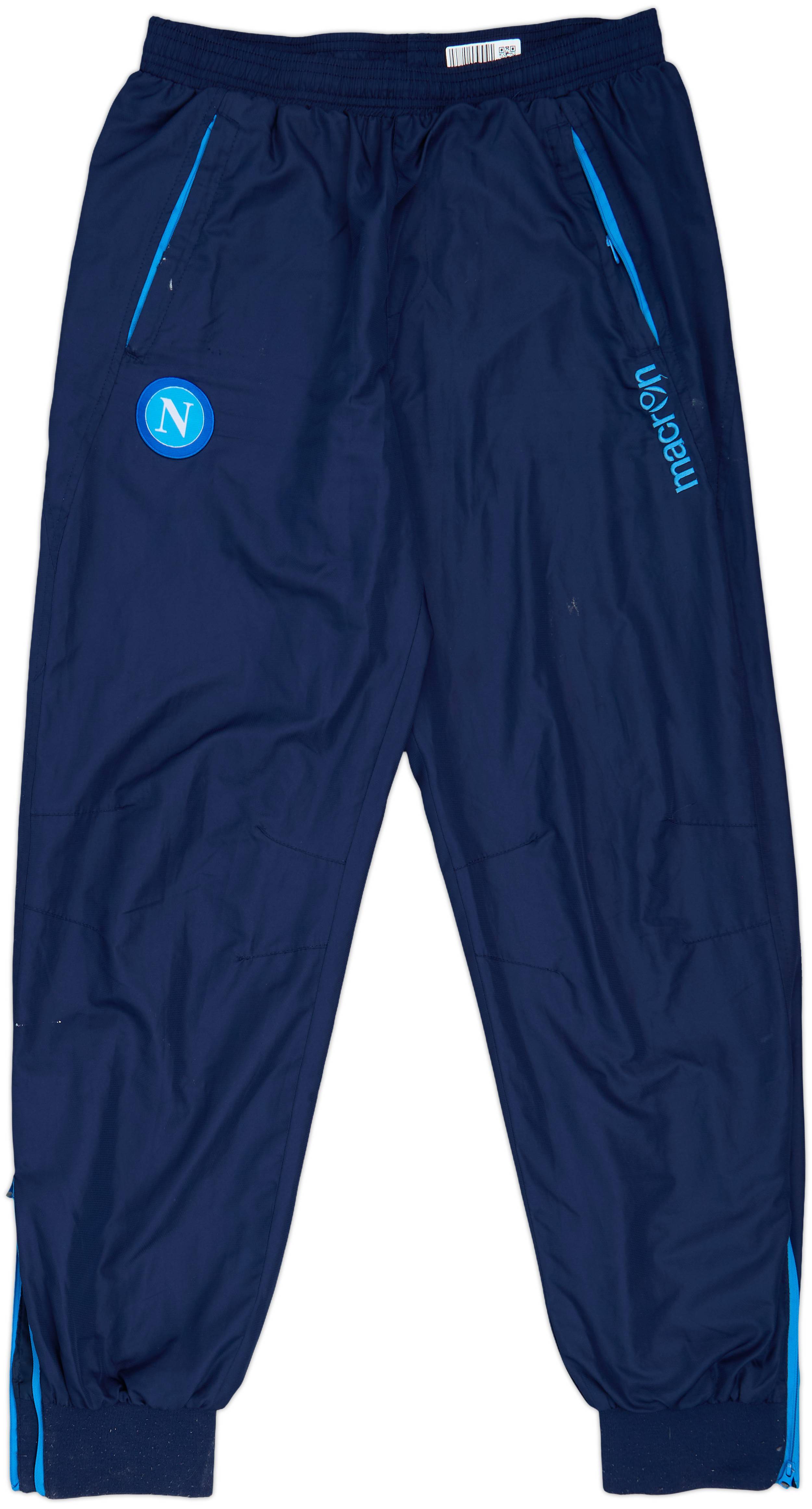 2012-13 Napoli Macron Track Pants/Bottoms - 7/10 - (XL)