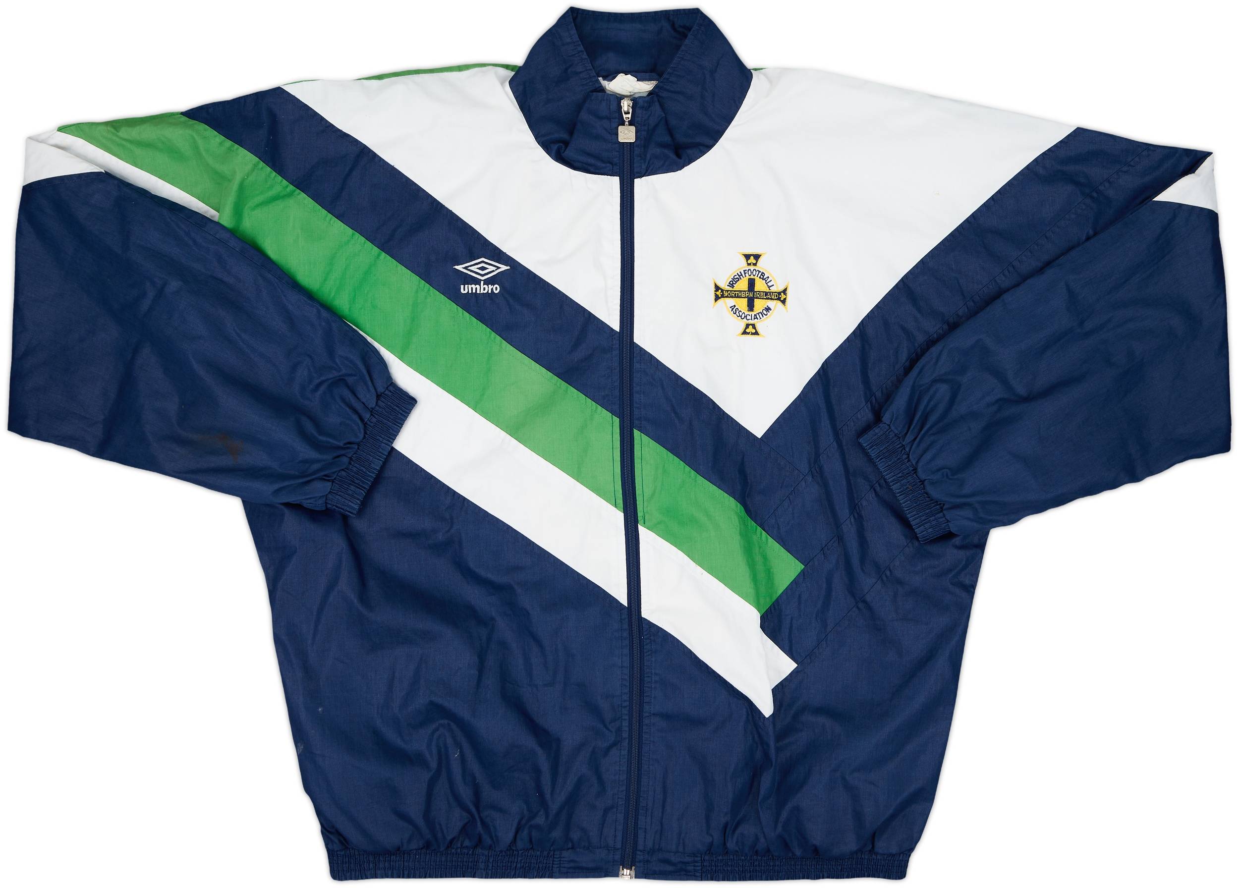 1991-93 Northern Ireland Umbro Track Jacket - 9/10 - (XL)