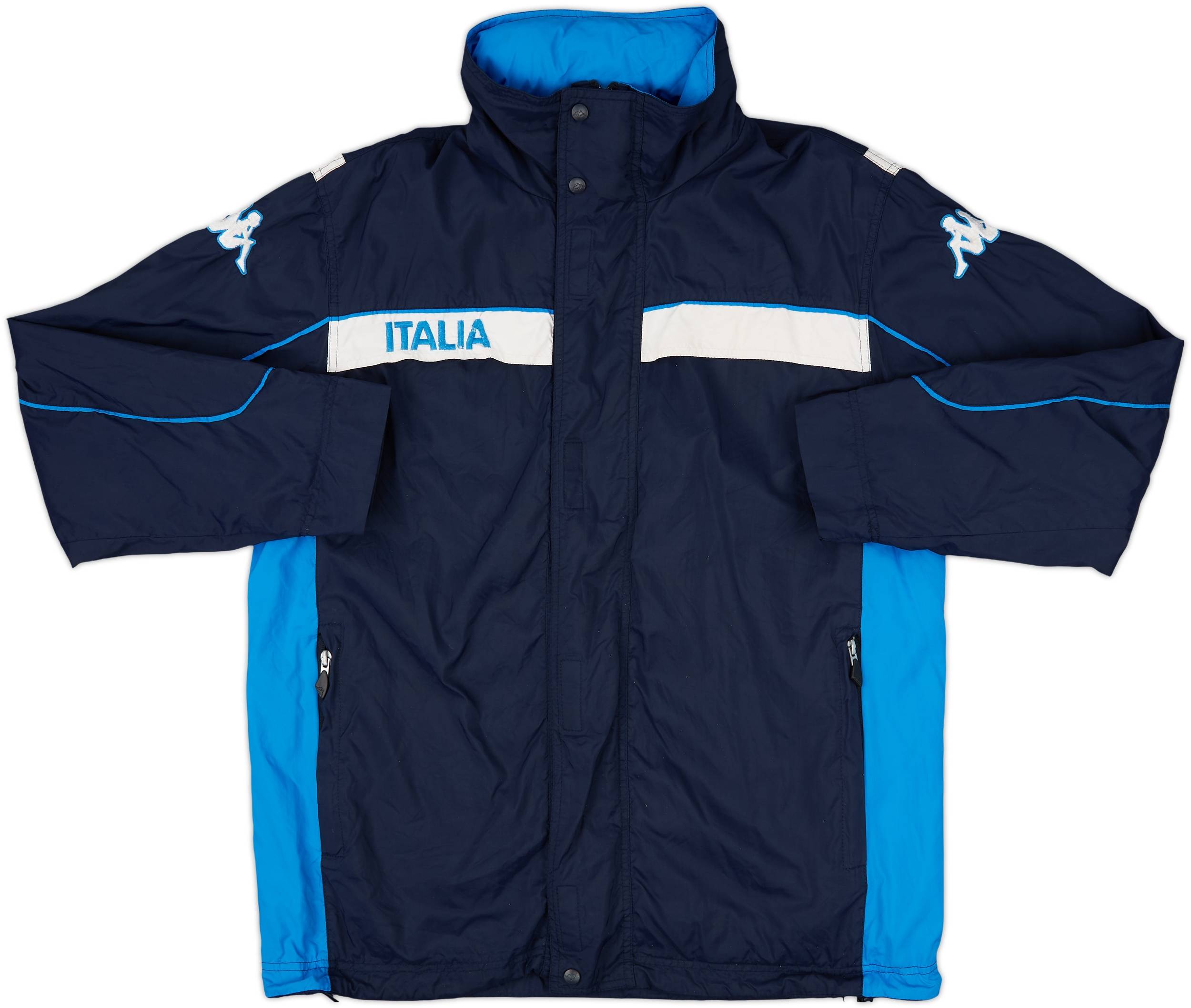 2002 Italy Kappa Hooded Rain Jacket - 6/10 - (M)