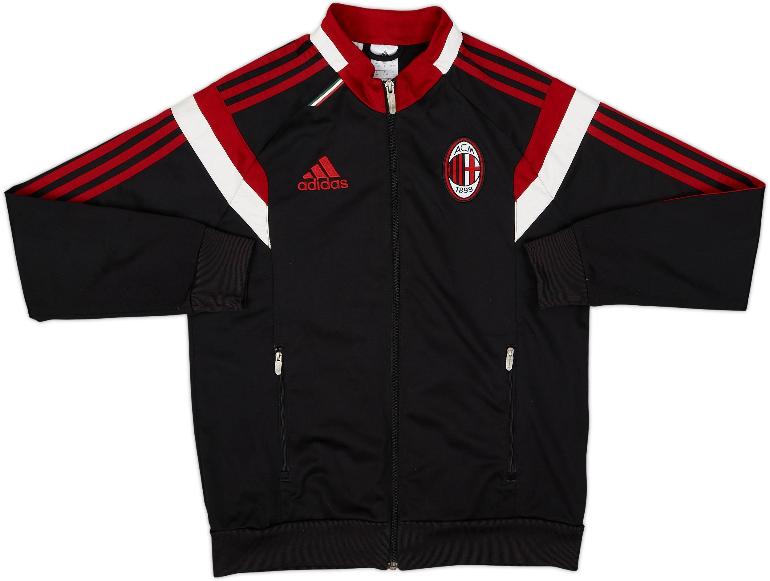 AC MILAN adidas フルジップジャケット　ナイロン　Mサイズ 1990-92 AC Milan adidas Track Jacket - 4/10 - (M)