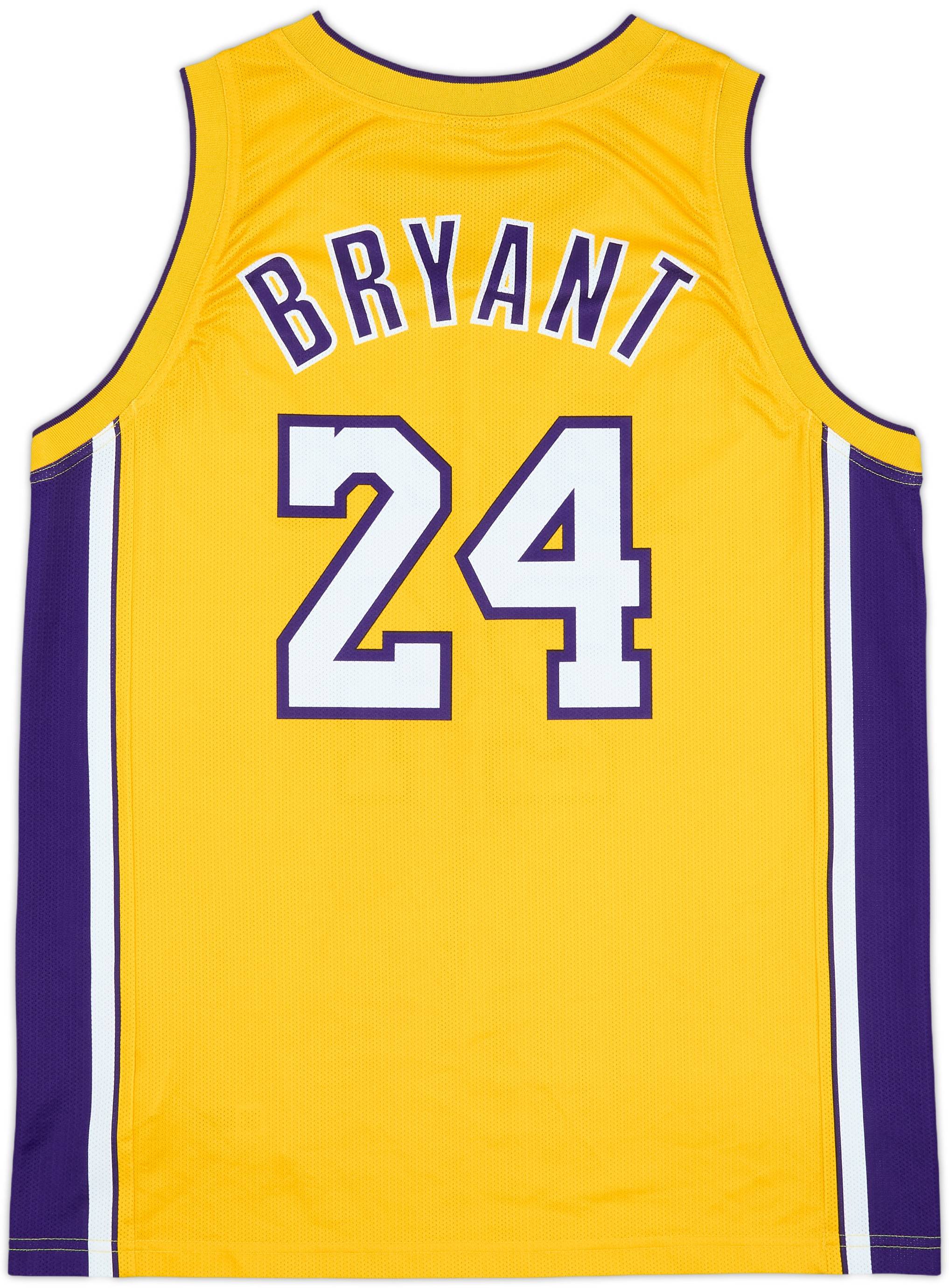 Lakers ユニフォーム 24番 ホーム＆アウェー 2006-10 LA Lakers Bryant #24 Champion Home Jersey - 8/10 - (L)