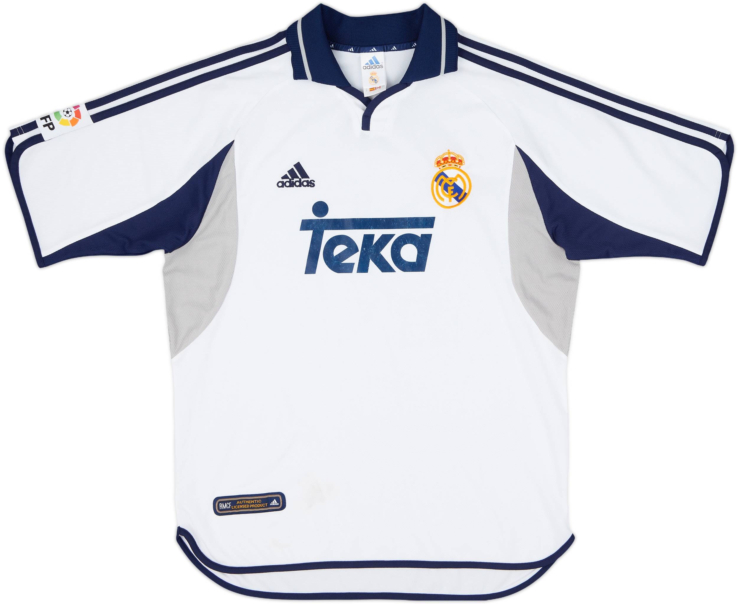 2000-01 Real Madrid Home Shirt Figo #10 - 5/10 - (M)