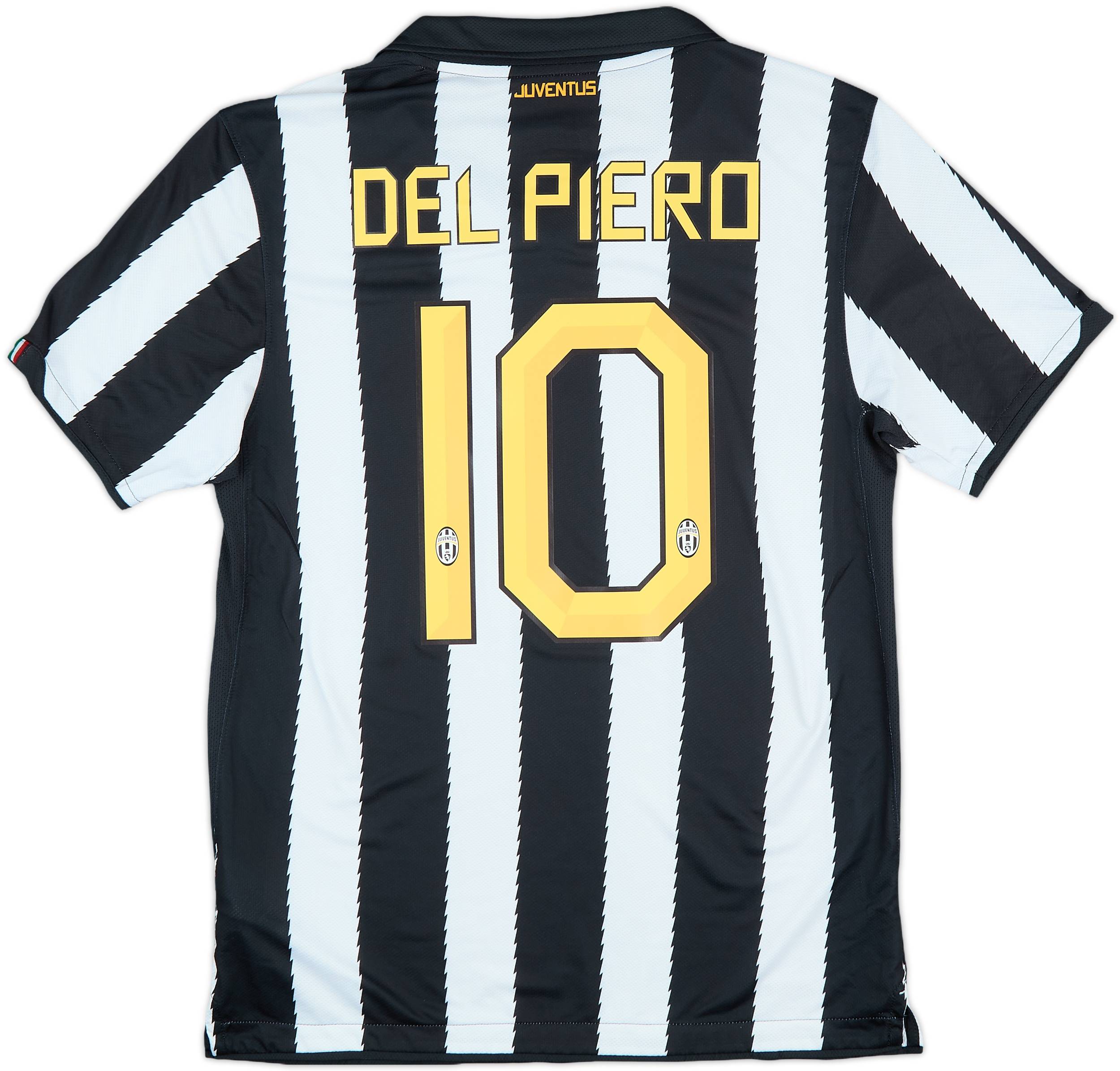 2010-11 Juventus Home Shirt Del Piero #10 - 8/10 - (M)