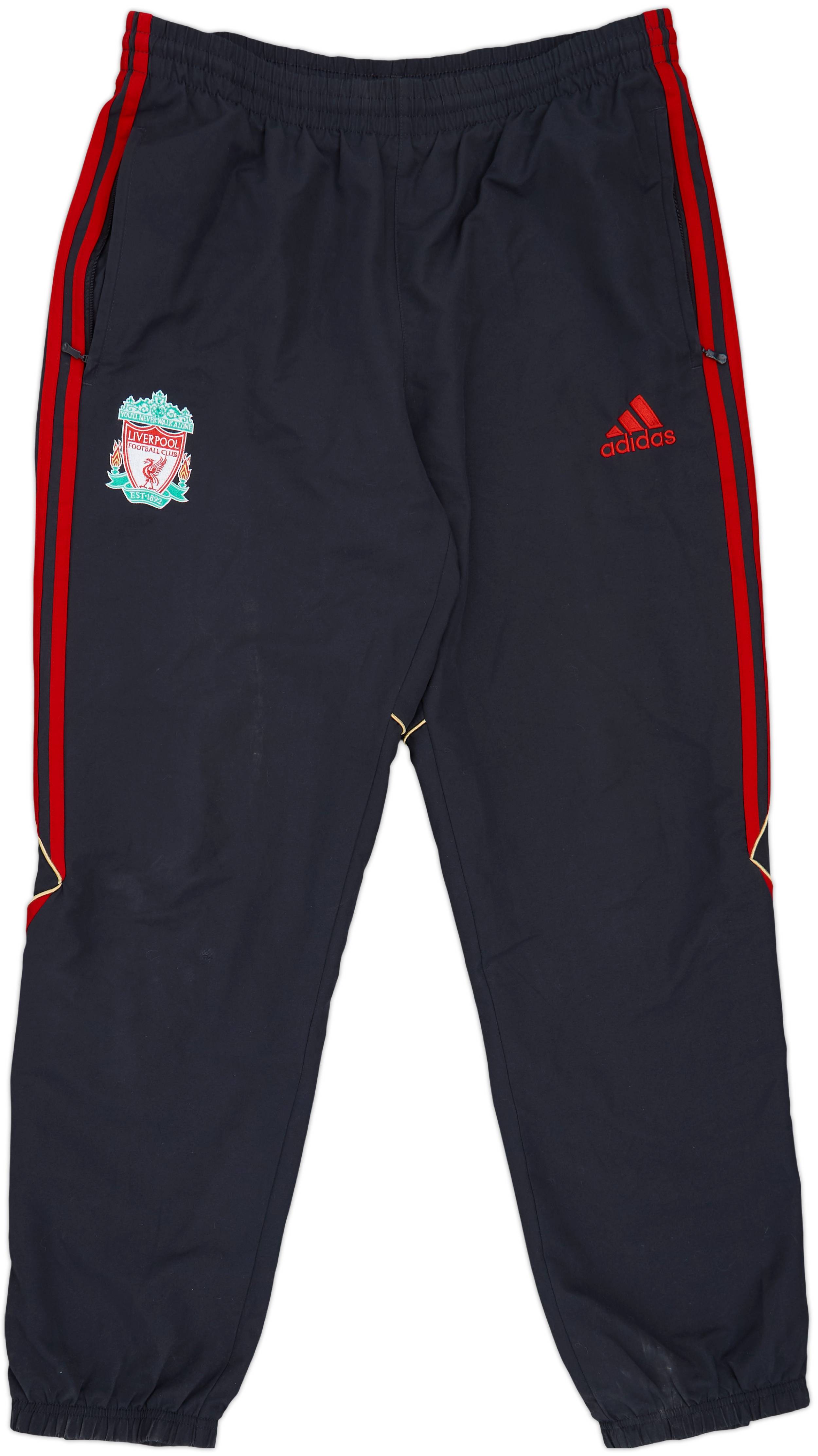 2009-10 Liverpool adidas Track Pants/Bottoms - 7/10 - (M)