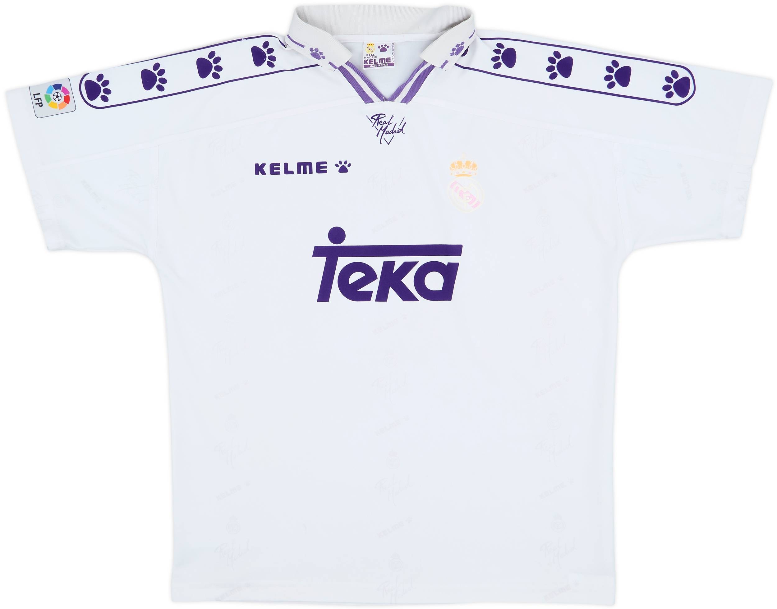 1994-96 Real Madrid Home Shirt - 4/10 - (XXL)