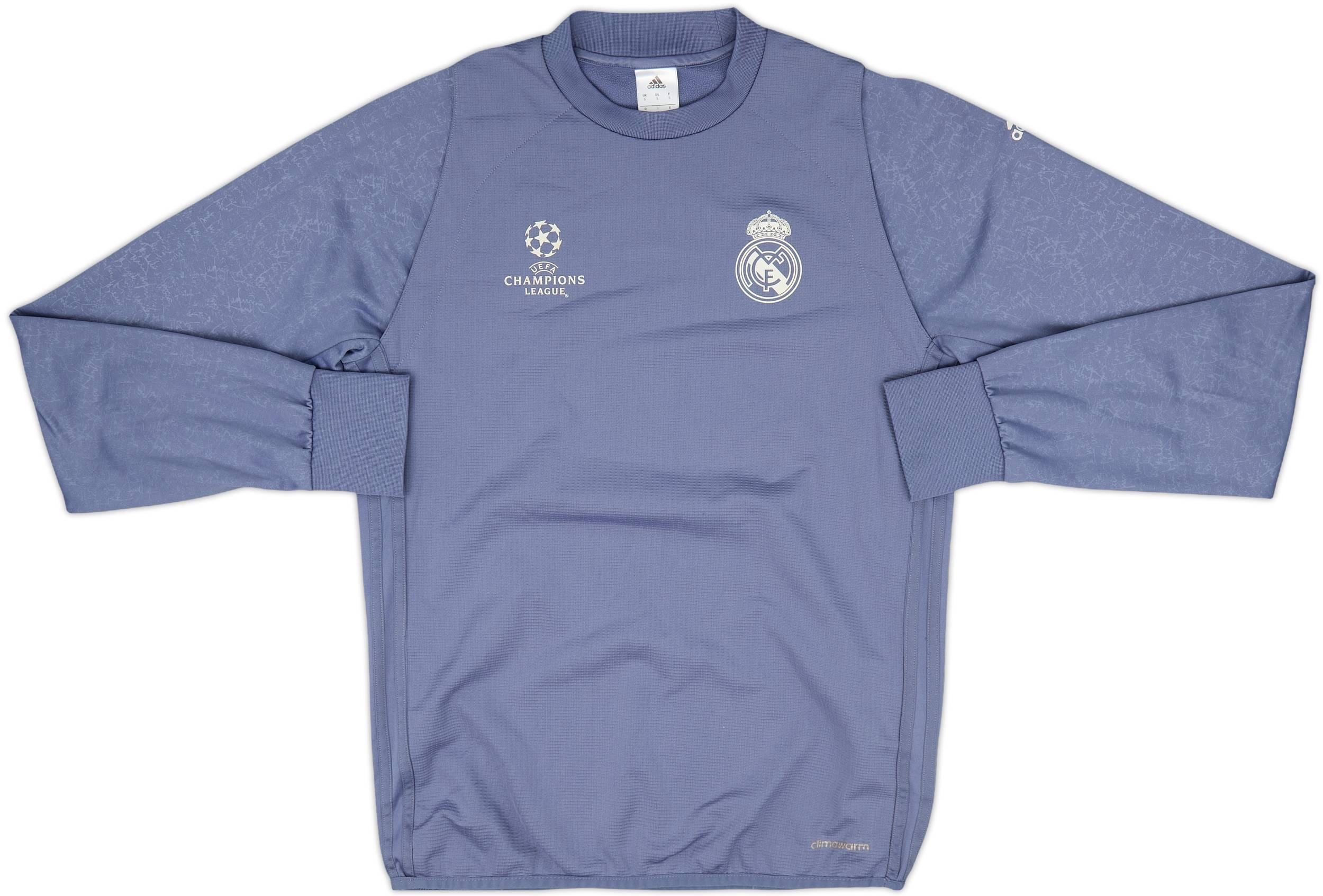 2016-17 Real Madrid adidas CL Sweat Top - 7/10 - (S)