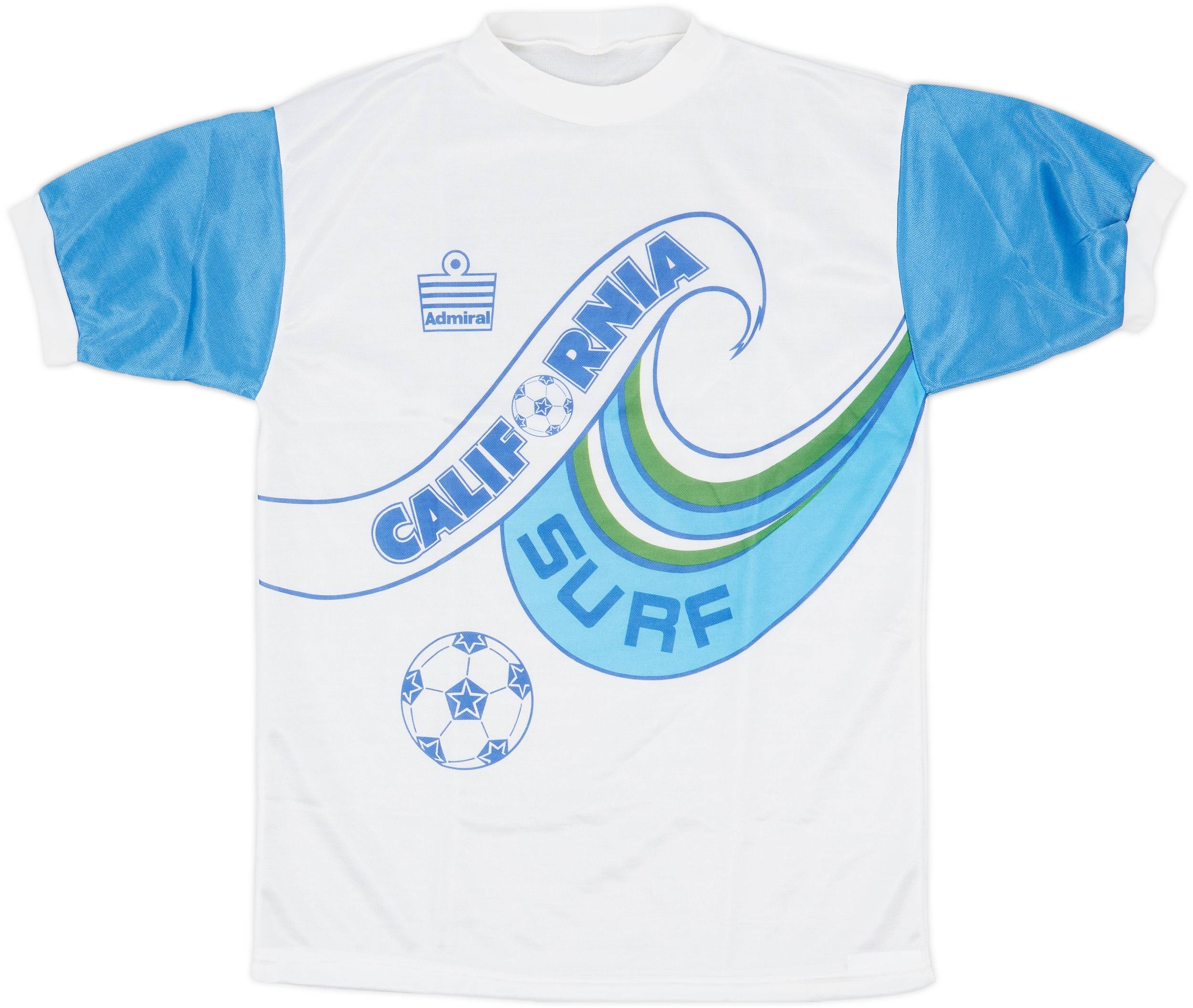 1980s California Surf Admiral Training Shirt - 8/10 - (M)