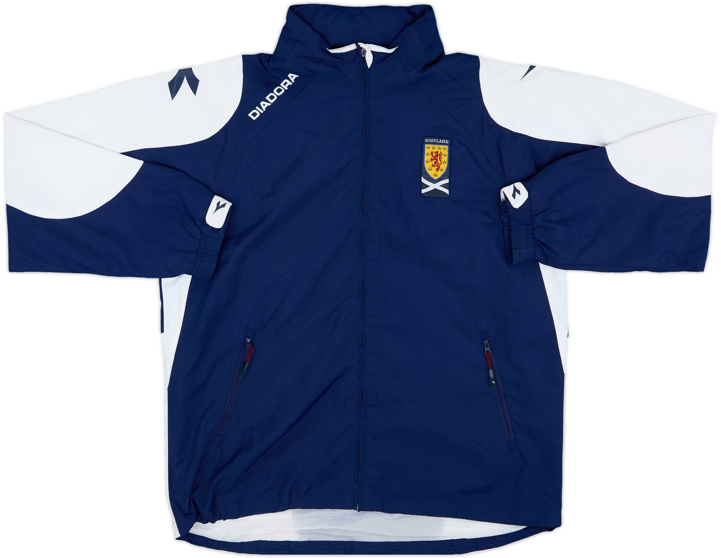 2005-06 Scotland Diadora Rain Jacket - 6/10 - (L)