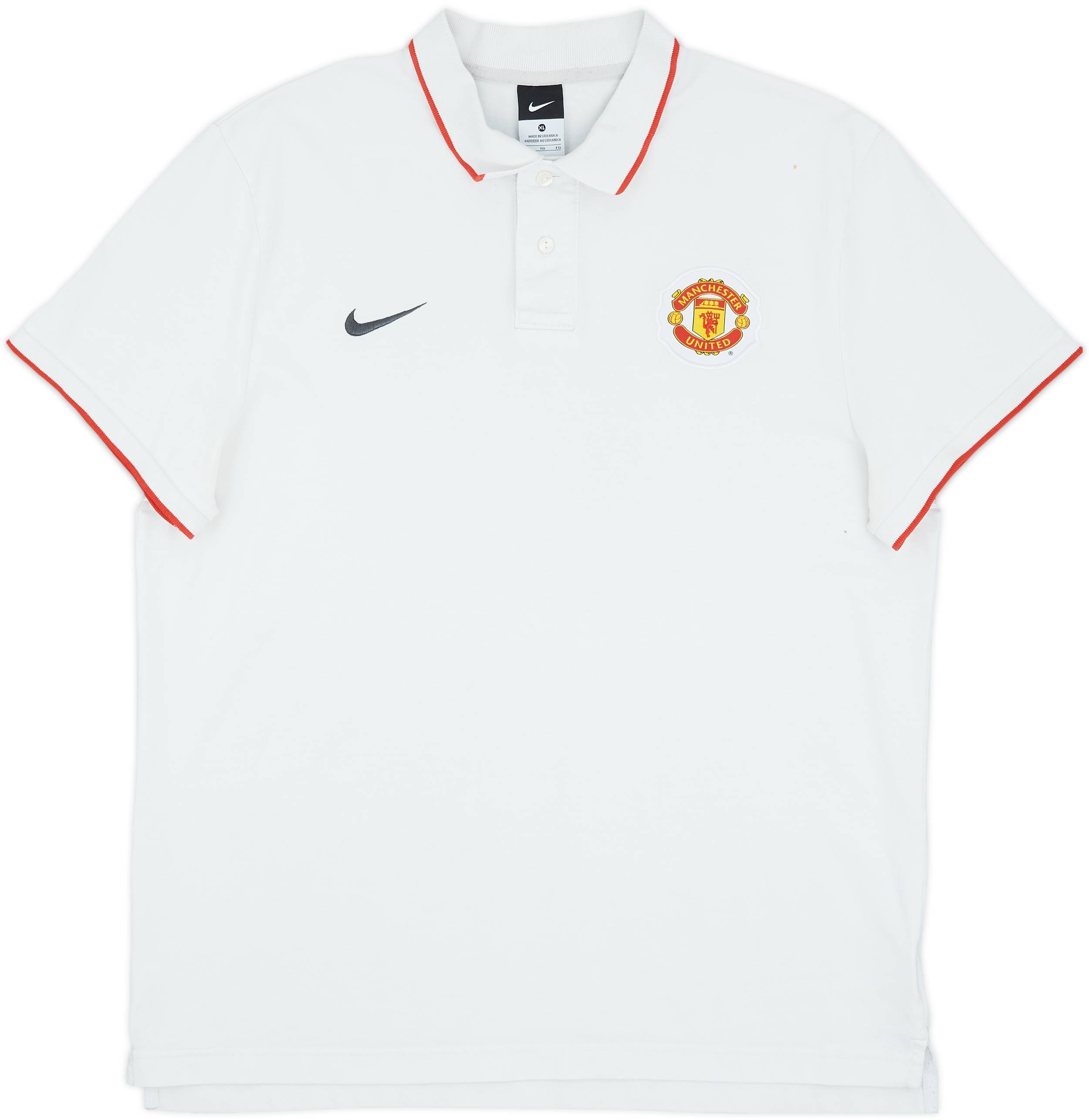 2010-11 Manchester United Nike Polo Shirt - 6/10 - (XL)