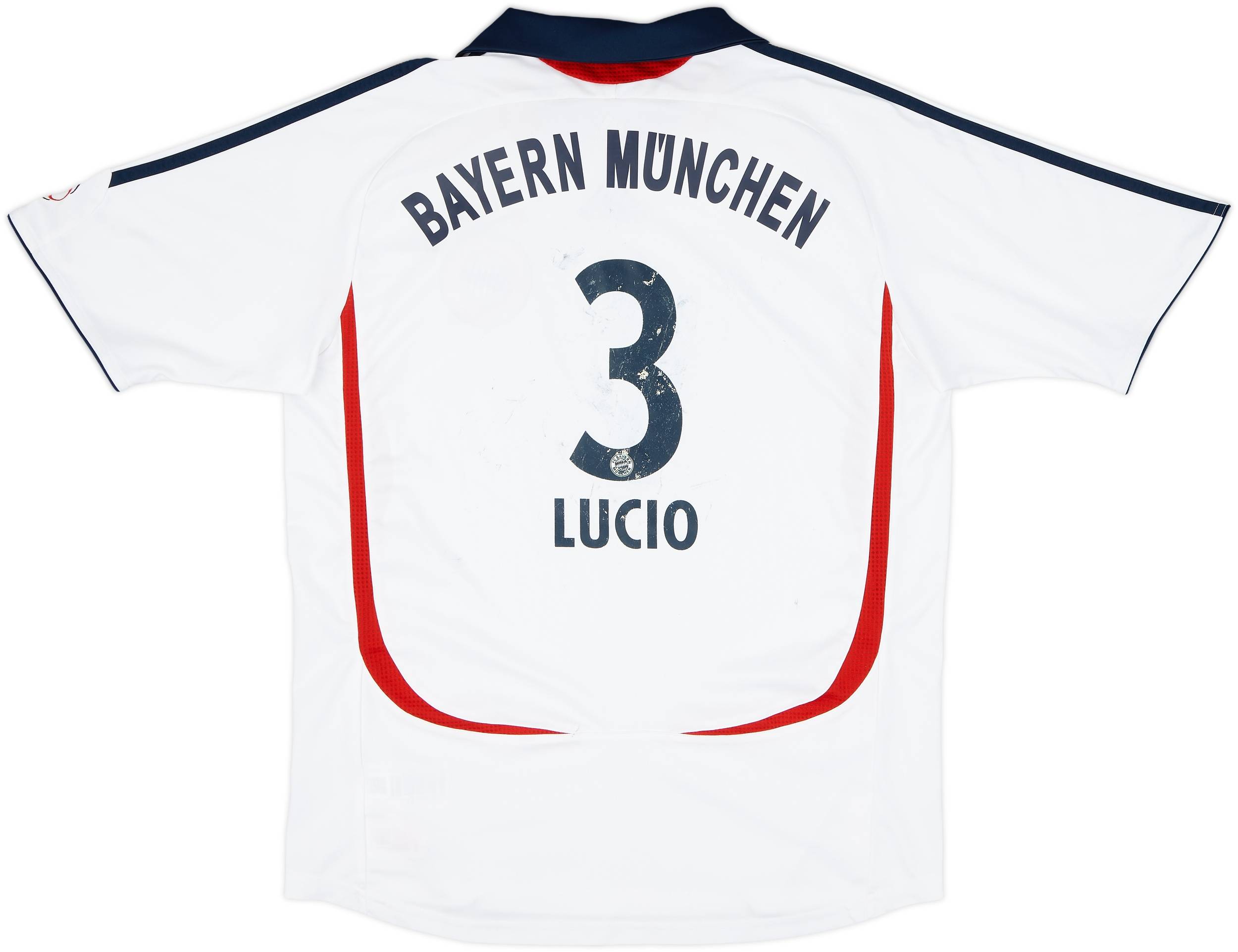 2006-07 Bayern Munich Away Shirt Lucio #3 - 4/10 - (XL.Boys)